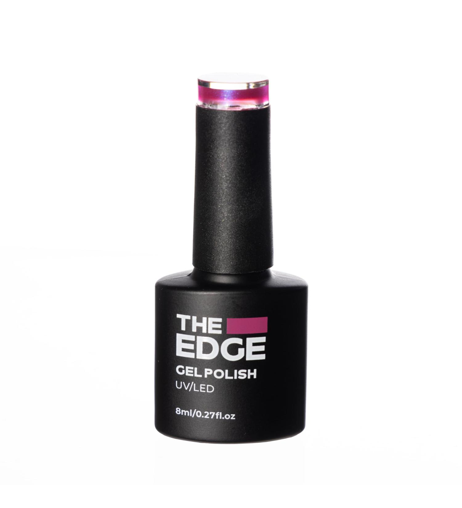 THE EDGE Gel Nail Polish 8ml - The Magenta Shimmer - UV/LED Manicure/Pedicure for Salon & Home Use Highly Pigmented/Long Lasting/2-Coat Coverage - Buy Online on GoSupps.com