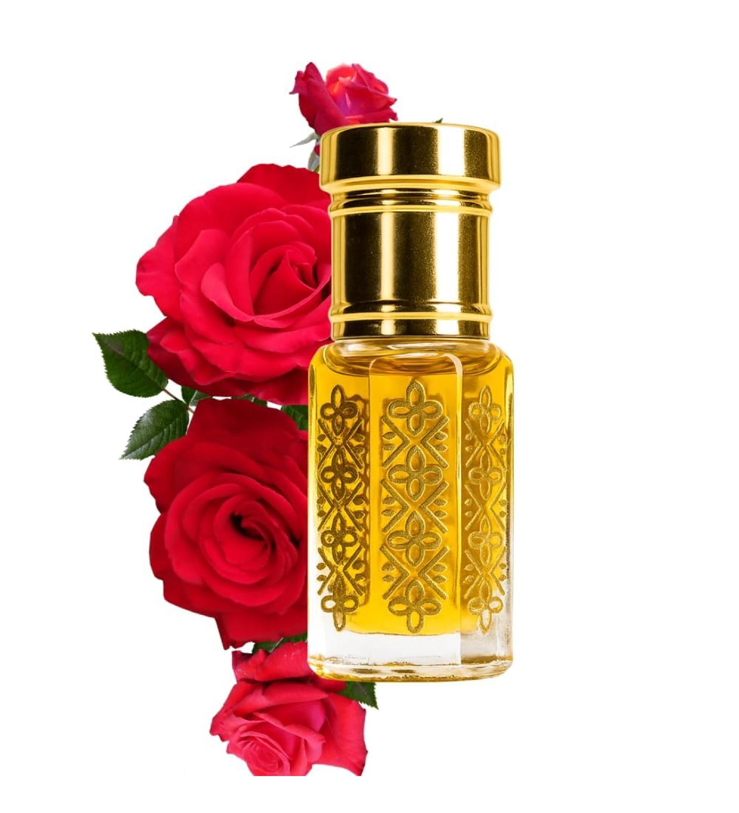 P.remium Rose Attar - Pure Natural Rose Essential Oil (6ml) | Concentrated Floral Fragrance for Perfume Aromatherapy & Beauty Long Lasting for Women Travel Size pure Fragrance Attar - Buy Online on GoSupps.com