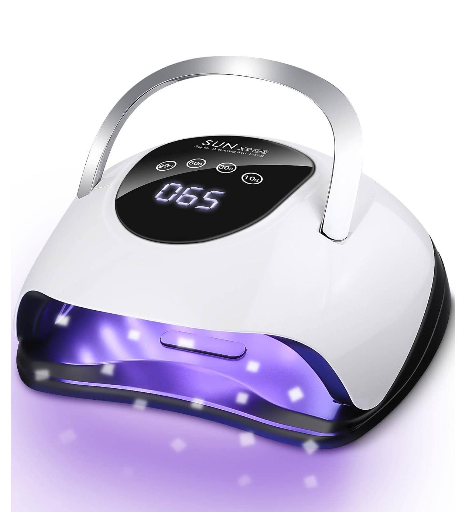 220W UV LED Nail Lamp - Professional Gel Nail Dryer with 4 Timers - Buy Online on GoSupps.com