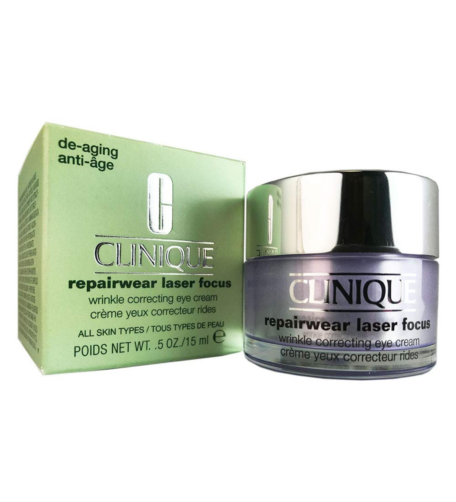 Clinique Repairwear Laser Focus Wrinkle Correcting Eye Cream - All Skin Types Eye Cream For Unisex 0.5 oz