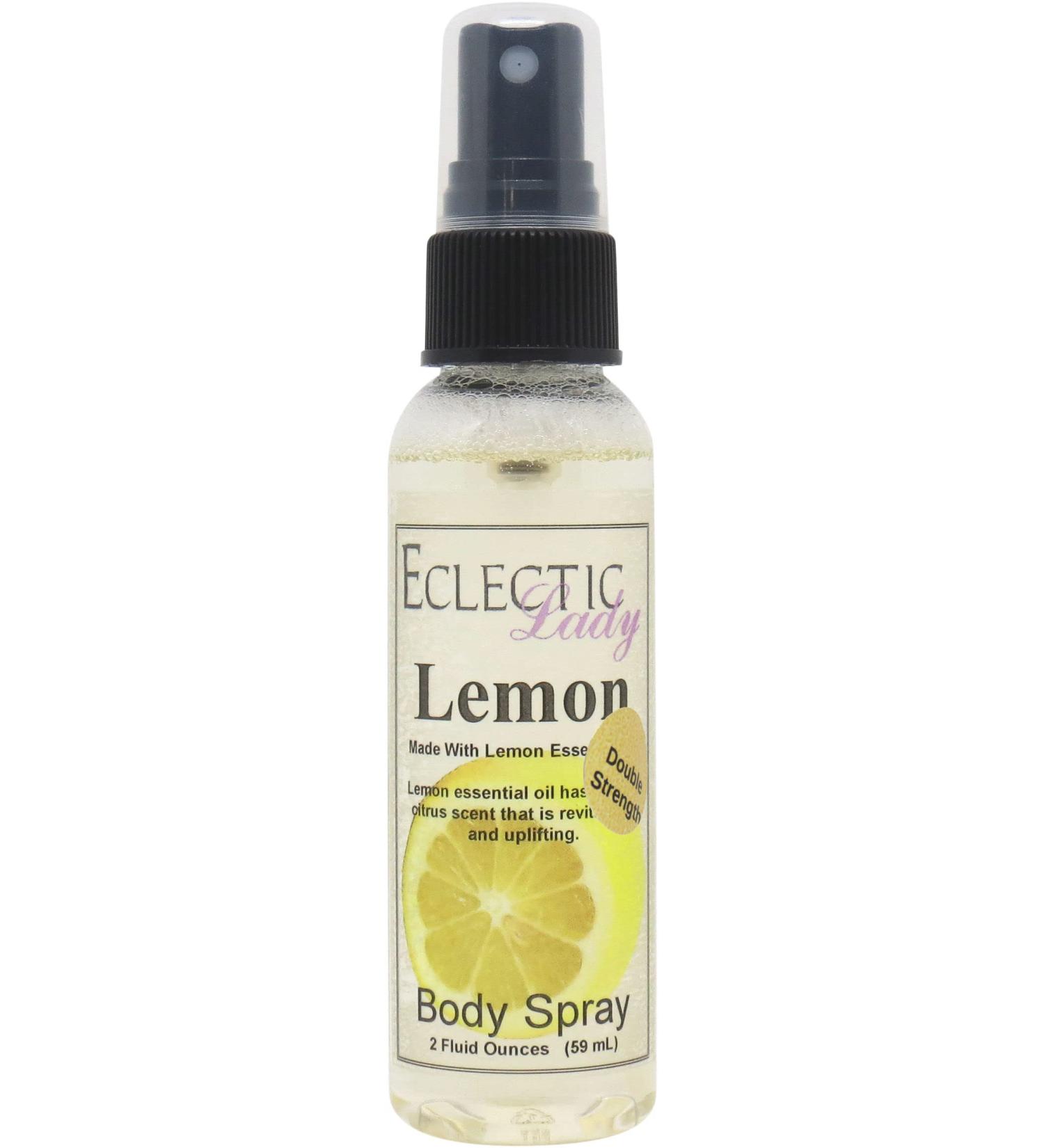 Lemon Essential Oil Body Spray (Double Strength) 2 ounces Body Mist for Women with Clean Light & Gentle Fragrance Long Lasting Perfume with Comforting Scent for Men & Women Cologne with Soft Double Strength 2 Fluid Ounces - Buy Online on GoSupps.com