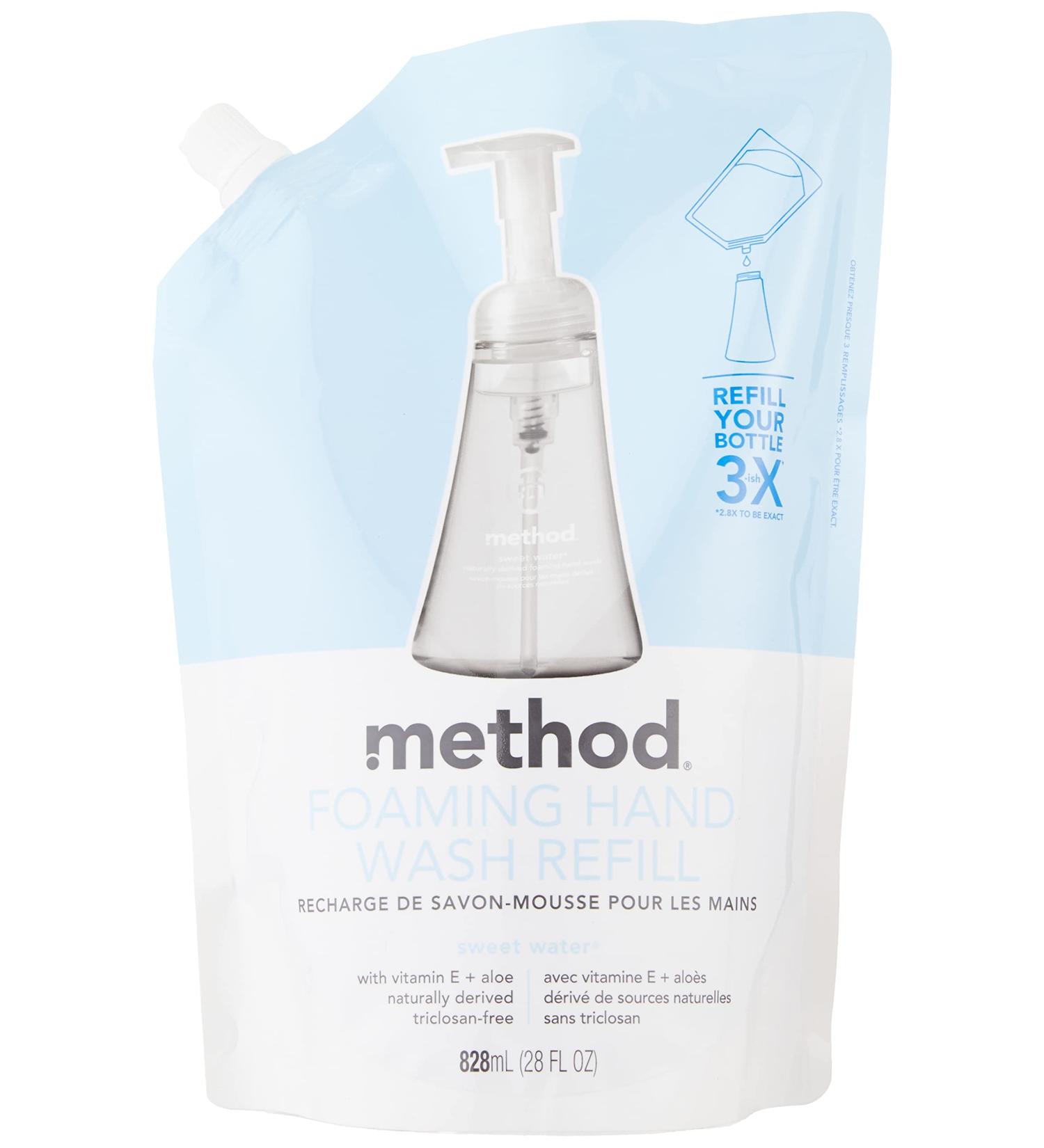 Method Foaming Hand Wash Refill - Sweet Water 28oz (Pack of 1) - Buy Online on GoSupps.com