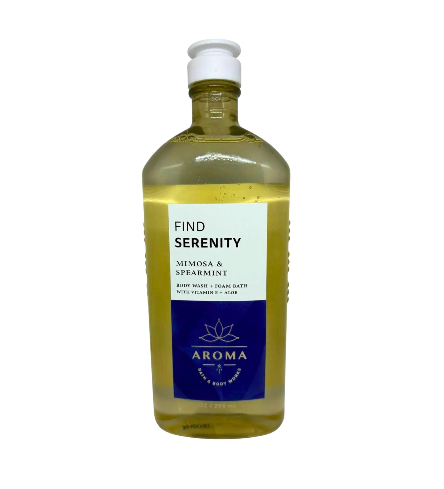 Bath & Body Works Aromatherapy Shower Gel 10oz Each (Mimosa Spearmint)