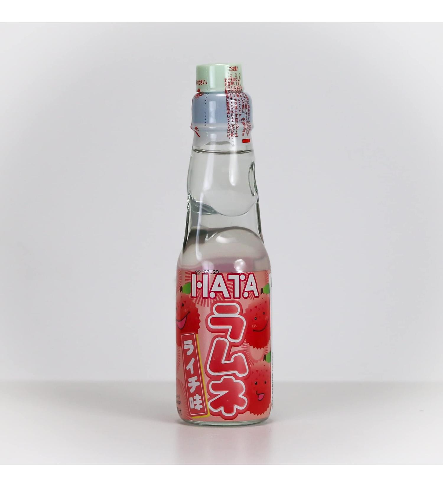 Hatakosen Litchi Ramune 200 ml (3 bottles)