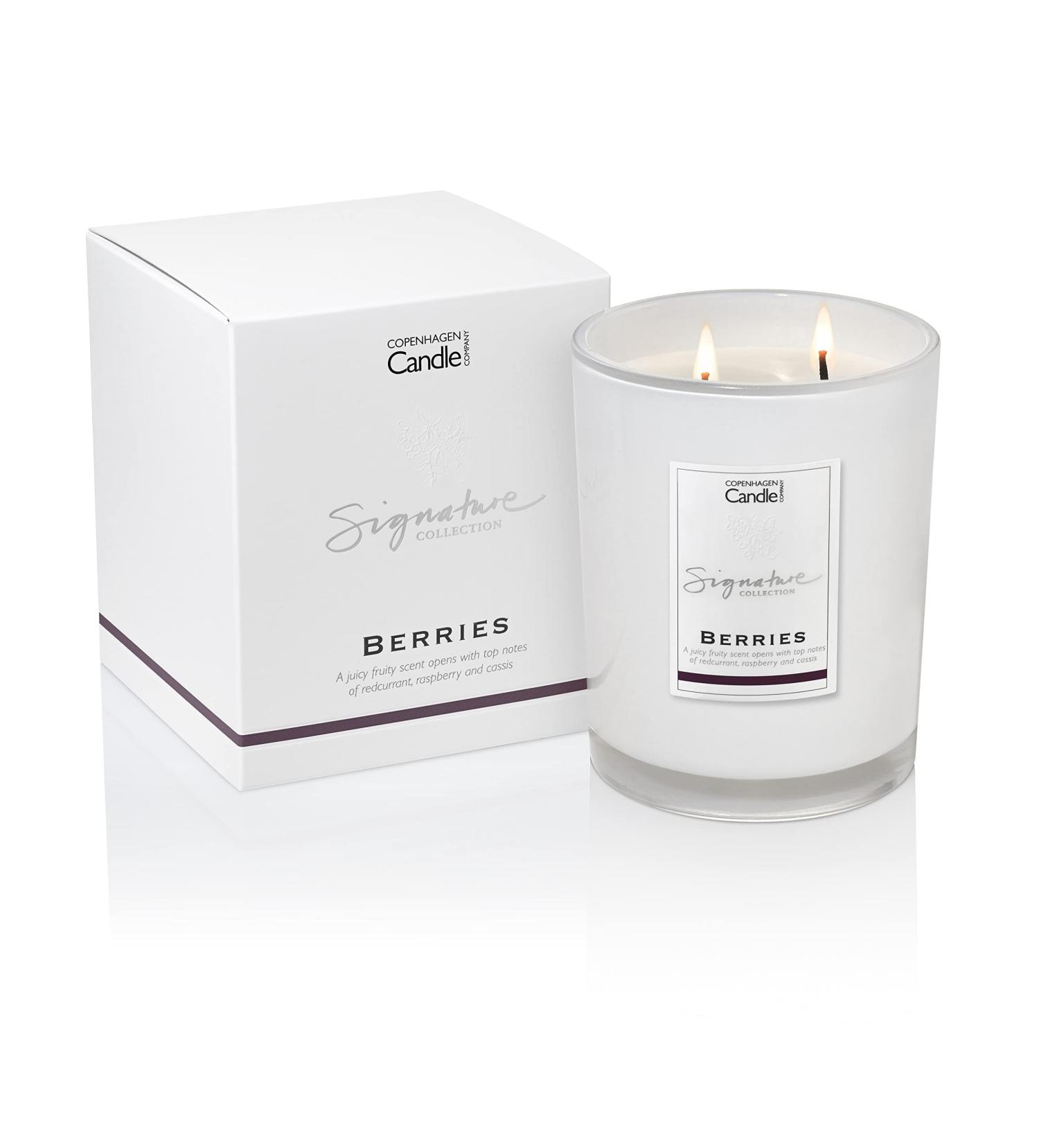 Luxury Scented Candle Gift for Women | 65 Hours Burn Time | Hotel Collection | Berries Scent - 21oz - Buy Online on GoSupps.com