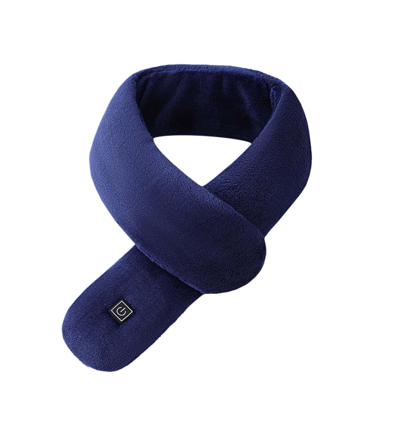 Buy Cordless Heated Neck Wrap | Dark Blue Heating Cushion for Pain Relief | Intelligent Neck Warmer - International Shipping Available - Buy Online on GoSupps.com