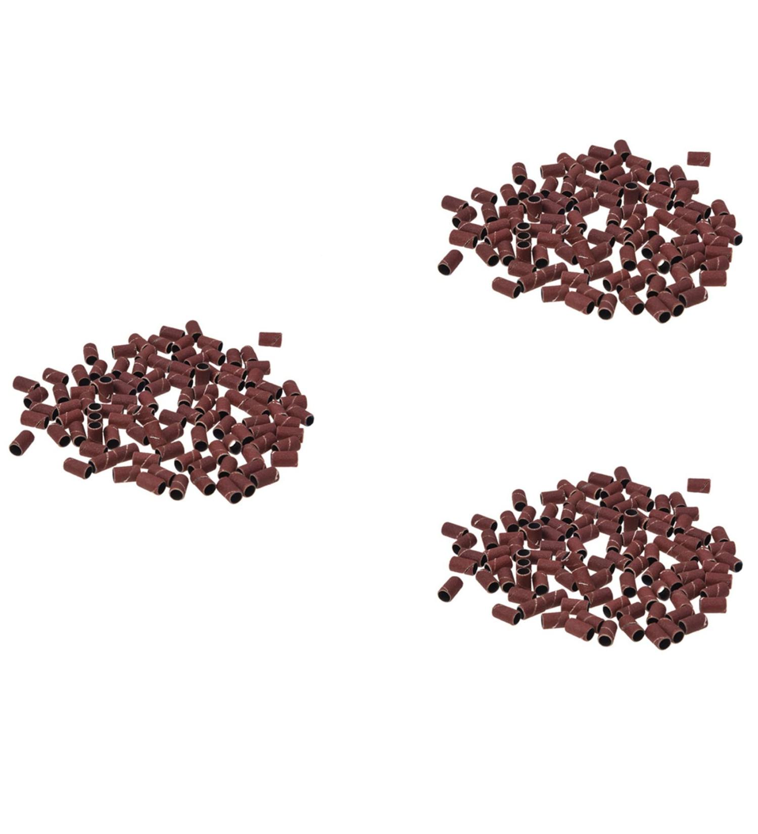 GROCKSTR 300 Pc Professional Sanding Bands Nail Manicure 180 GRIT FILE SAND PIECE SET - Buy Online on GoSupps.com