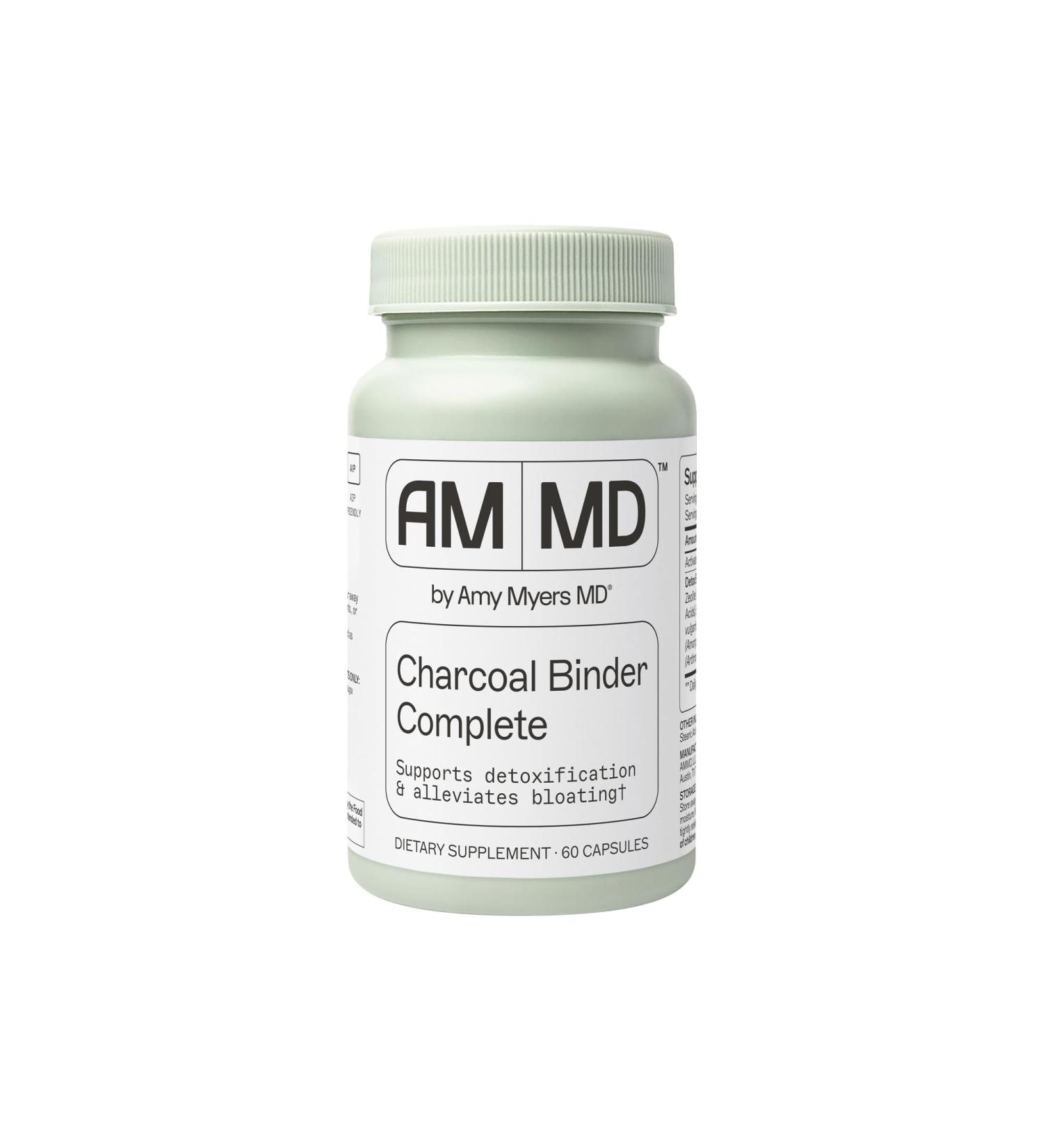 Amy Myers MD Charcoal Binder Complete 60 Capsules - Buy Online on GoSupps.com