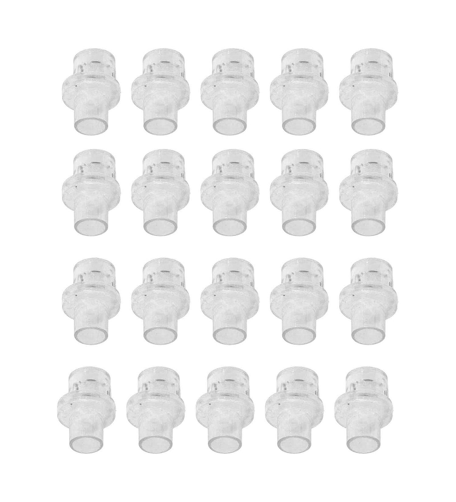 20pcs CPR Face Shield Replacement One Way Valve - Transparent - Buy Online on GoSupps.com