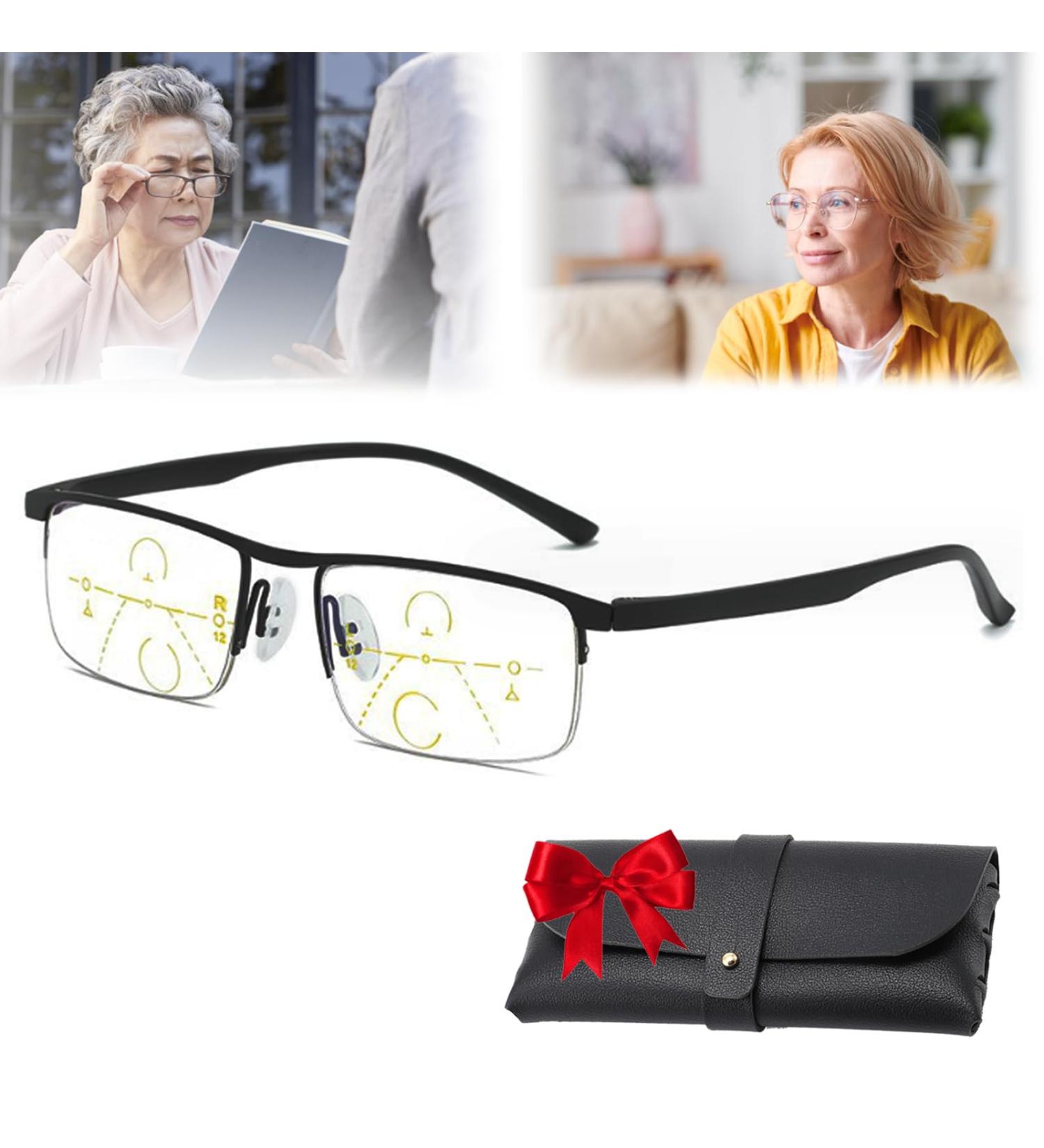 Buy Vianys Outfany & Yiffany Intellireaders - Dual-Use Black Reading Glasses +2.50/60-64 | Fast International Shipping - Buy Online on GoSupps.com