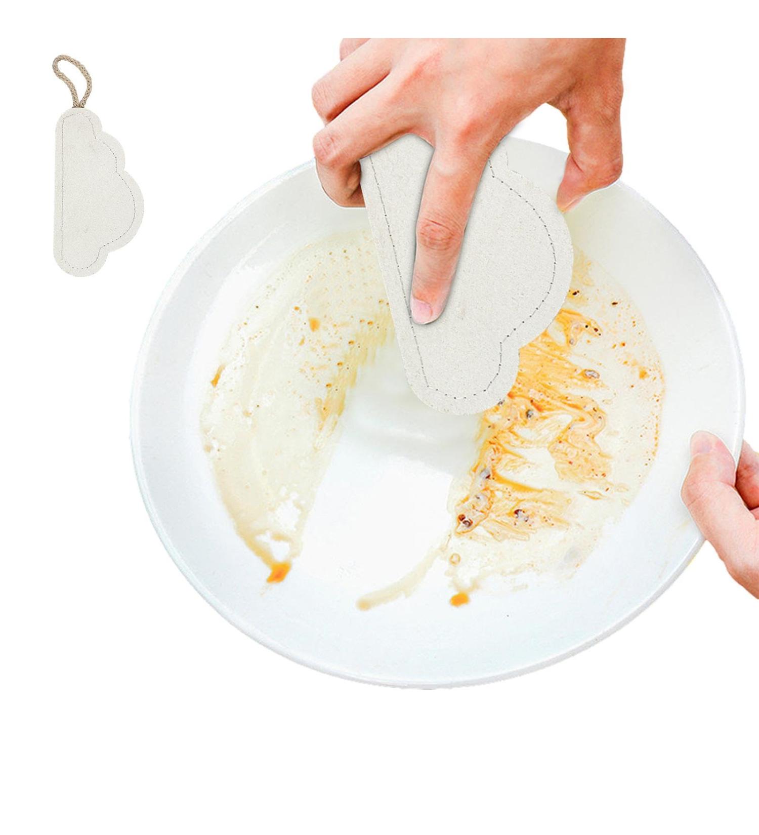 Fovolat Loofah Dish Sponge Compostable Dish Scrubber Sponge Kitchen Dish Towel Reusable Dish Sponge Dish Scrubbing Sponges for Home Kitchen Clouds - Buy Online on GoSupps.com