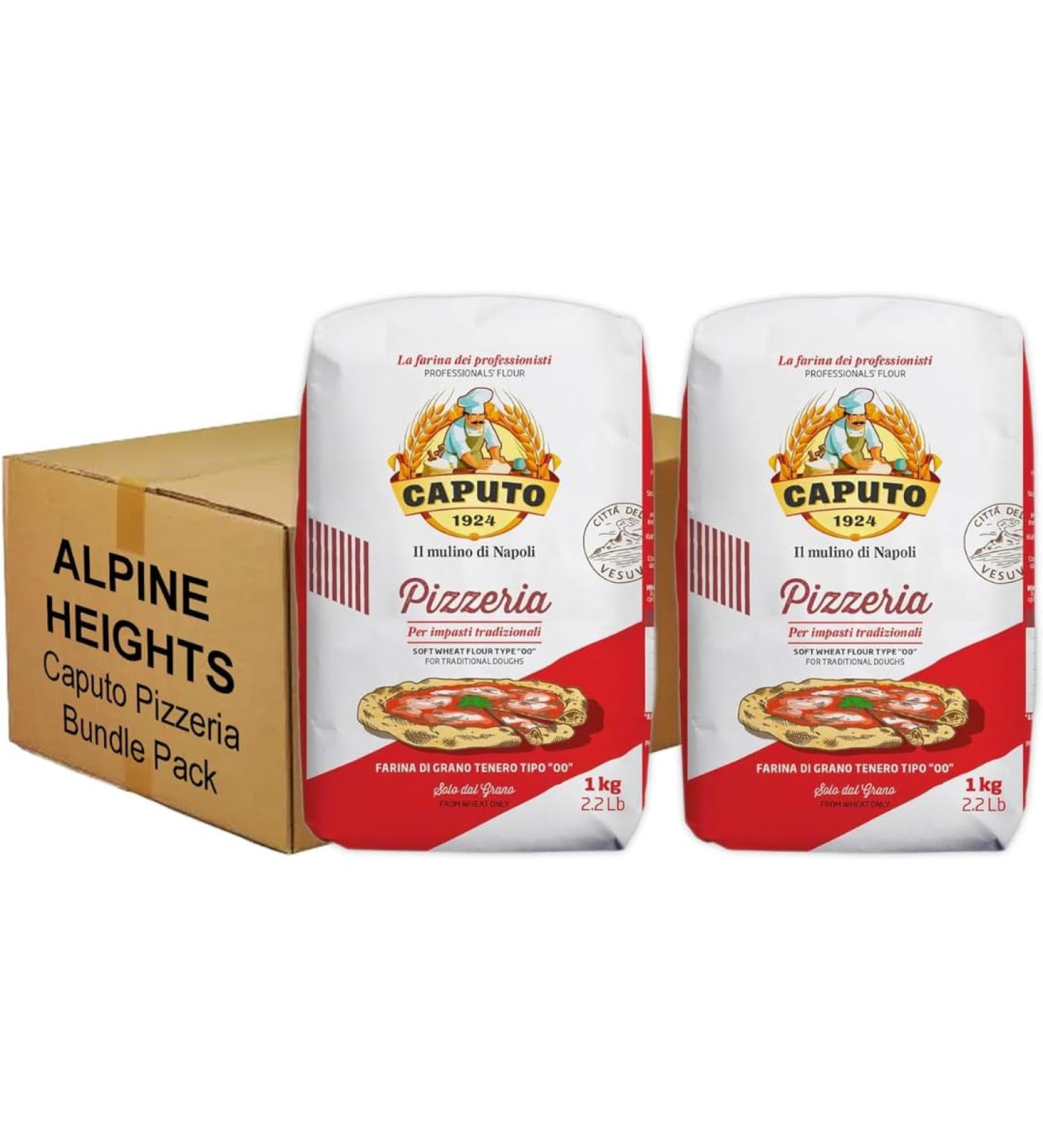 Alpine Heights Bundle Pack - Caputo Pizzeria Flour Premium Italian Type '00' Flour 1kg - Pack of 2 - Buy Online on GoSupps.com