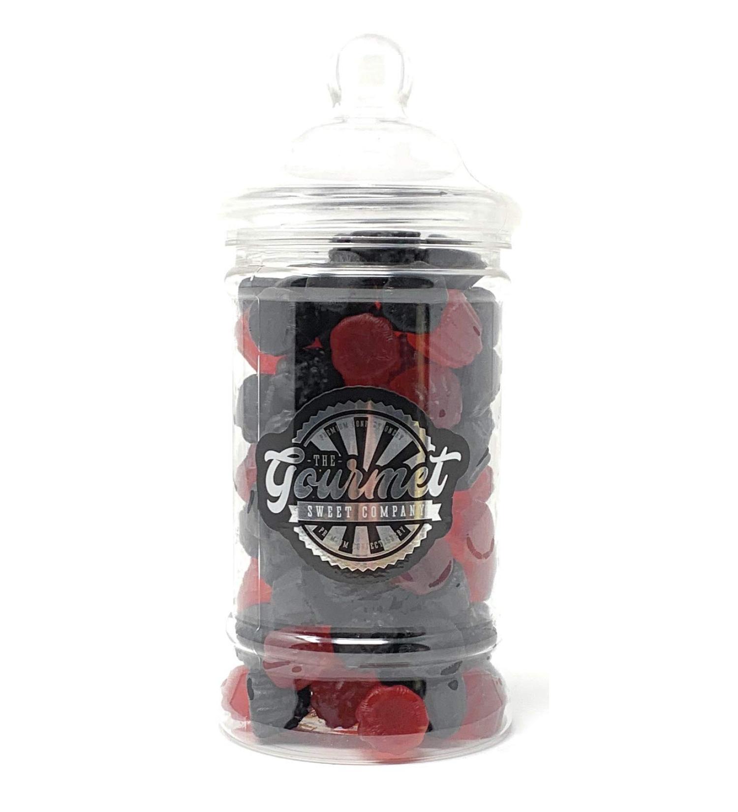 Blackberry and Raspberry Gums Victorian Gift Jar by The Gourmet Sweet Company