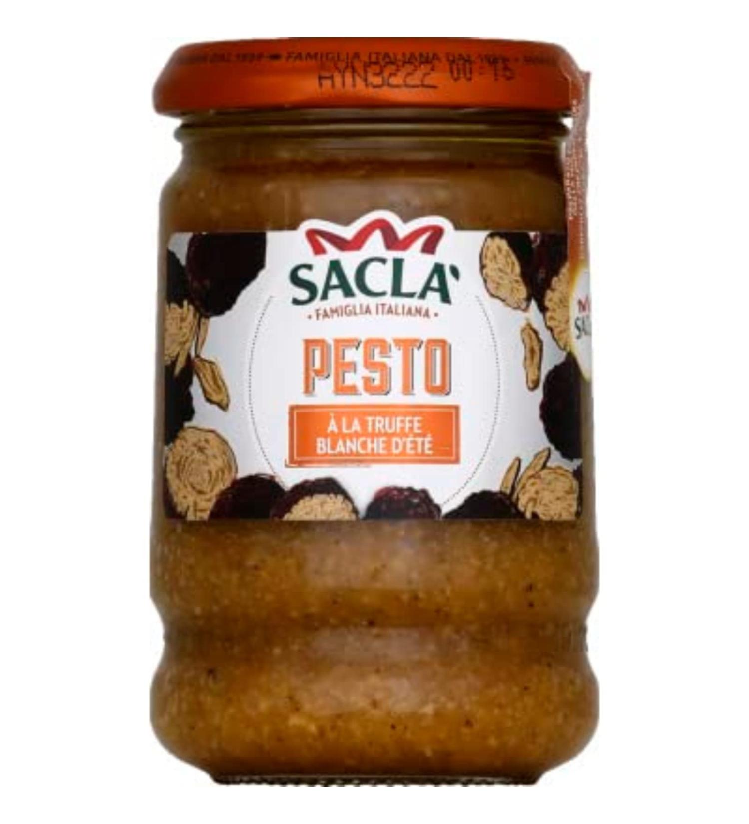 Sacla Pesto with white truffle summer - The jar of 190g