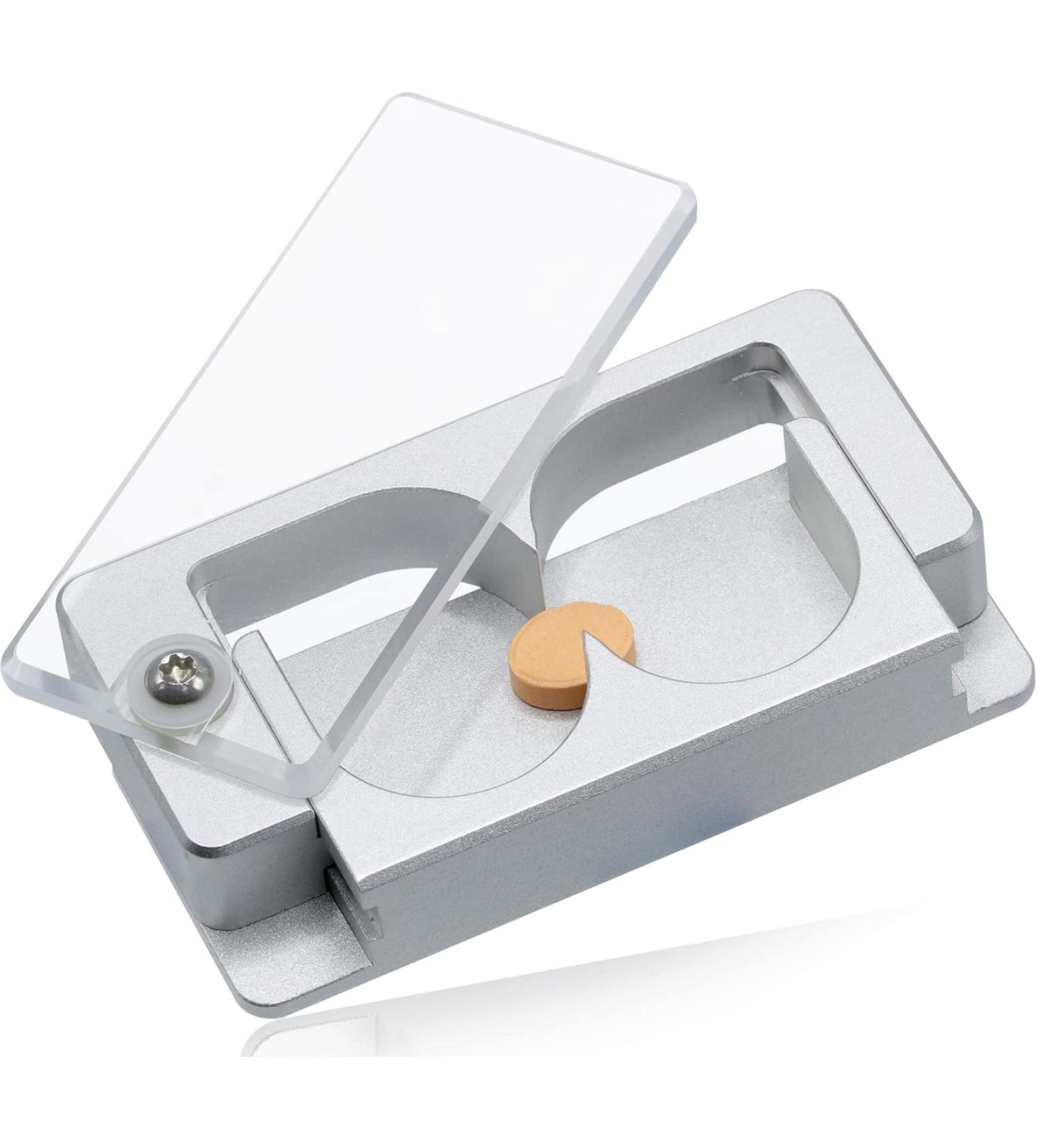 EqualSplit Pill Splitter - Double Blades for Cleanly Splitting or Quartering Any Pill - Ideal for Pets - Buy Online on GoSupps.com