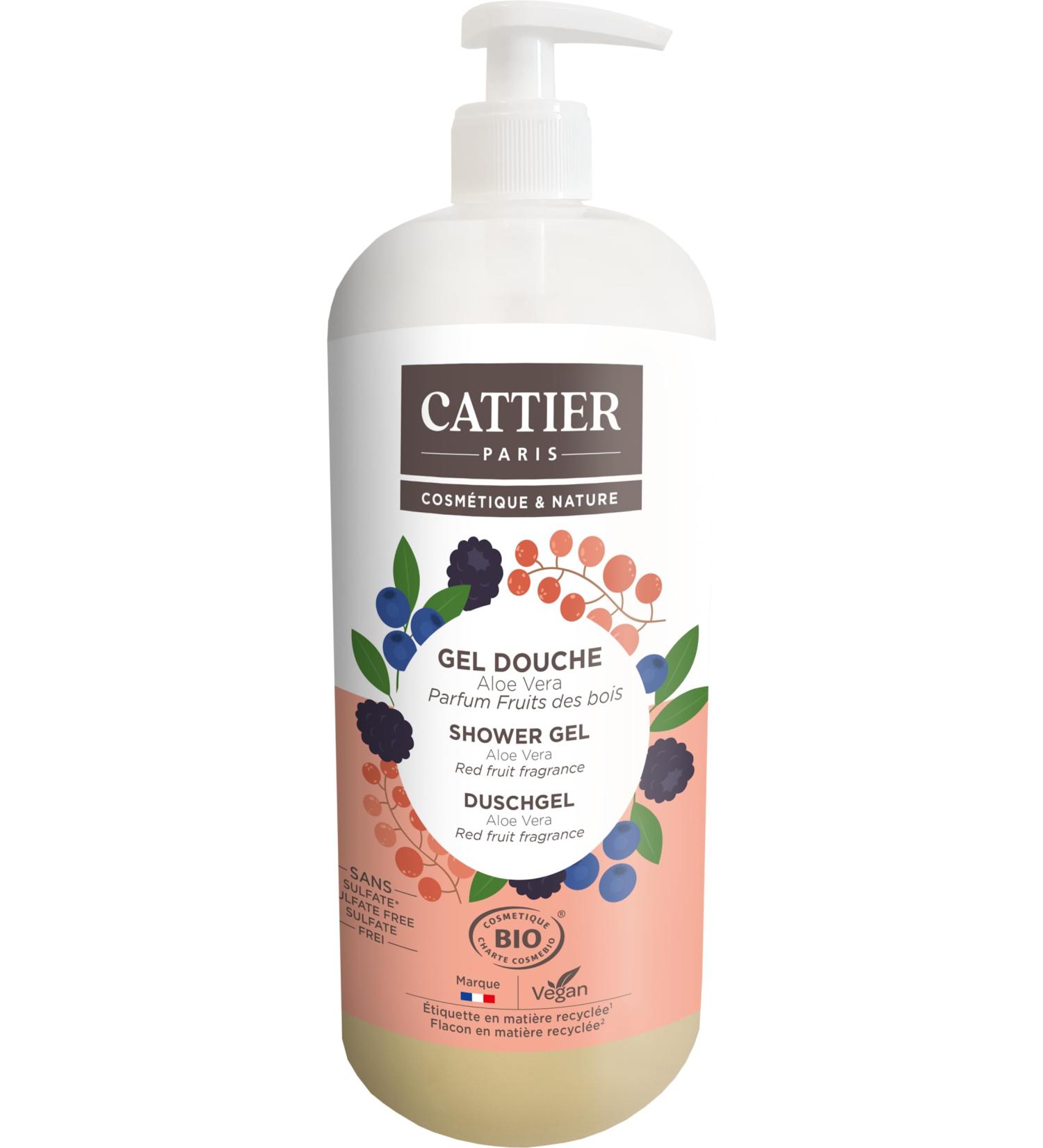 CATTIER PARIS Cattier 1L Sulfate-Free Shower Gel - Forest Fruits Scent