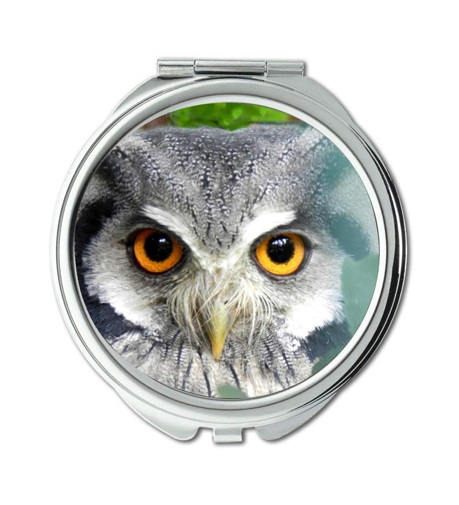 YENDOSTEEN Mirror Compact Mirror owl eyes gatsby Southern White faced Owl pocket mirror portable mirror - Buy Online on GoSupps.com