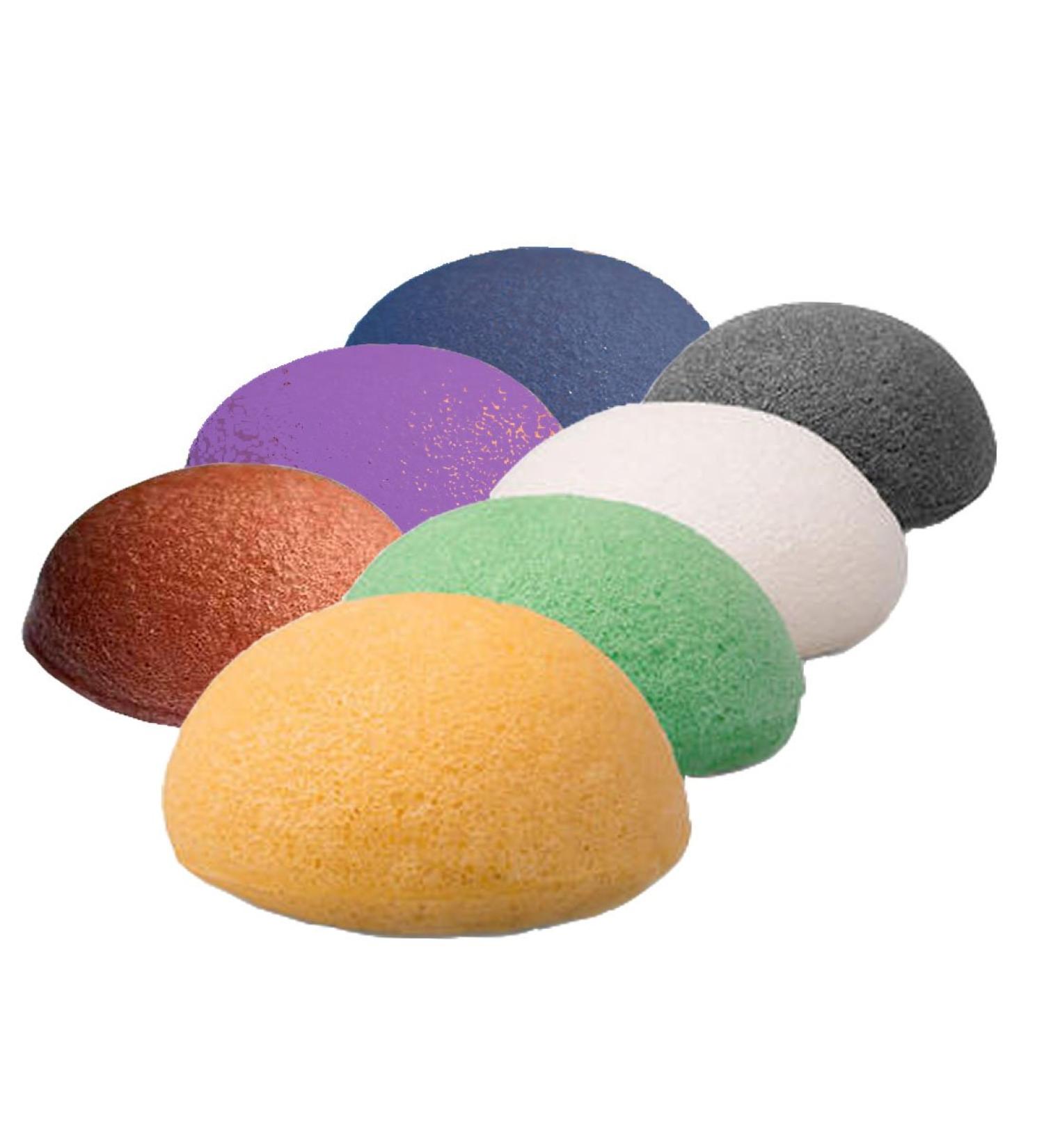 Buy Konjac Facial Sponges - Exfoliating & Cleansing Beauty Sponges for Radiant Skin | International Shipping Available - Buy Online on GoSupps.com