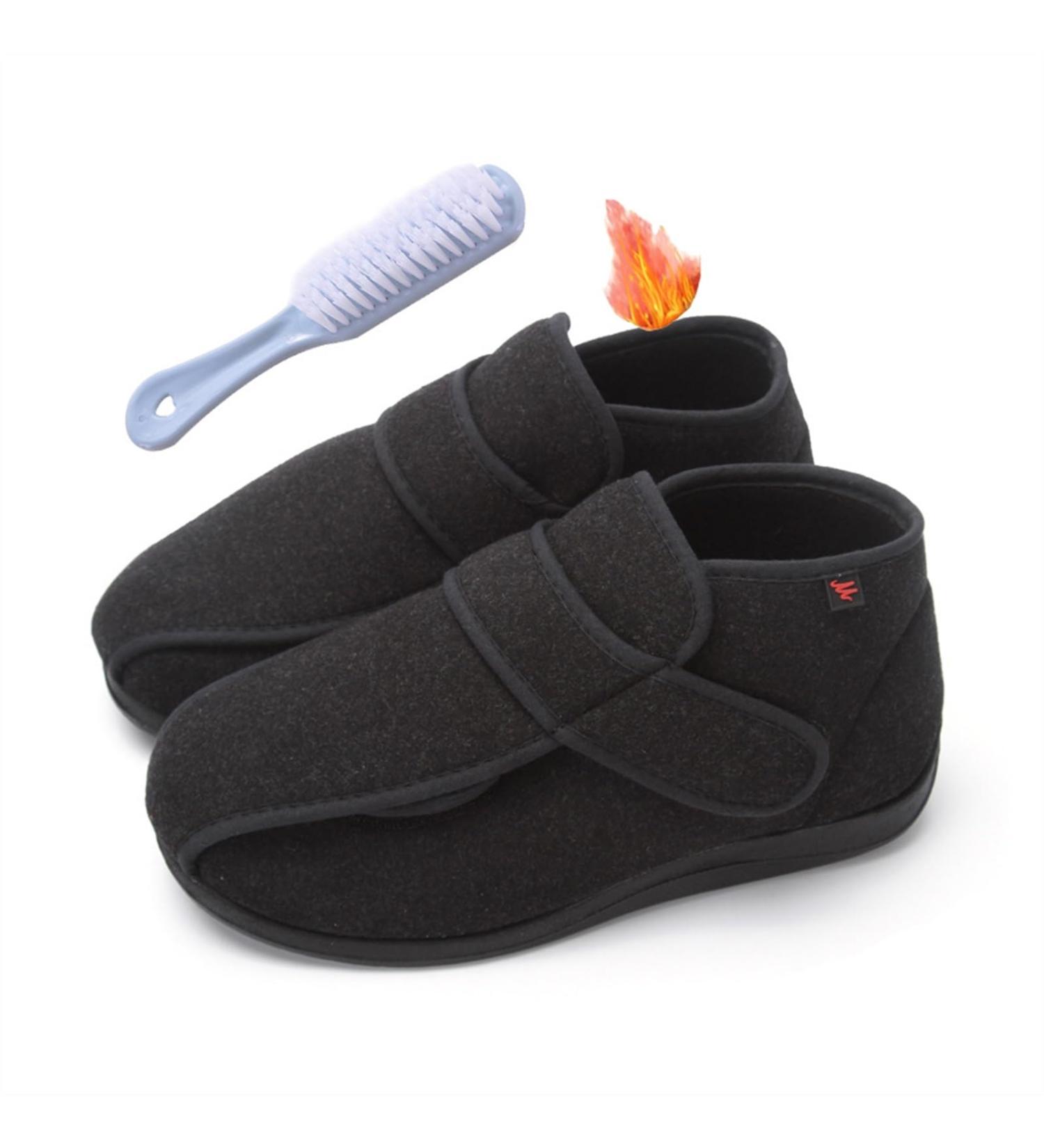 Women s Winter Thermal Non-Slip Adjustable Diabetic Shoes Pressure-Free Lightweight Walking Shoes for Elderly & Swollen Feet - Size 7 Black - Buy Online on GoSupps.com