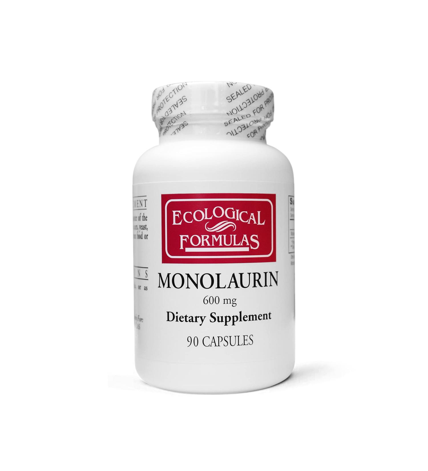 Buy Monolaurin 600 mg - 90 Capsules | Ecological Formulas for Immune Support - Buy Online on GoSupps.com