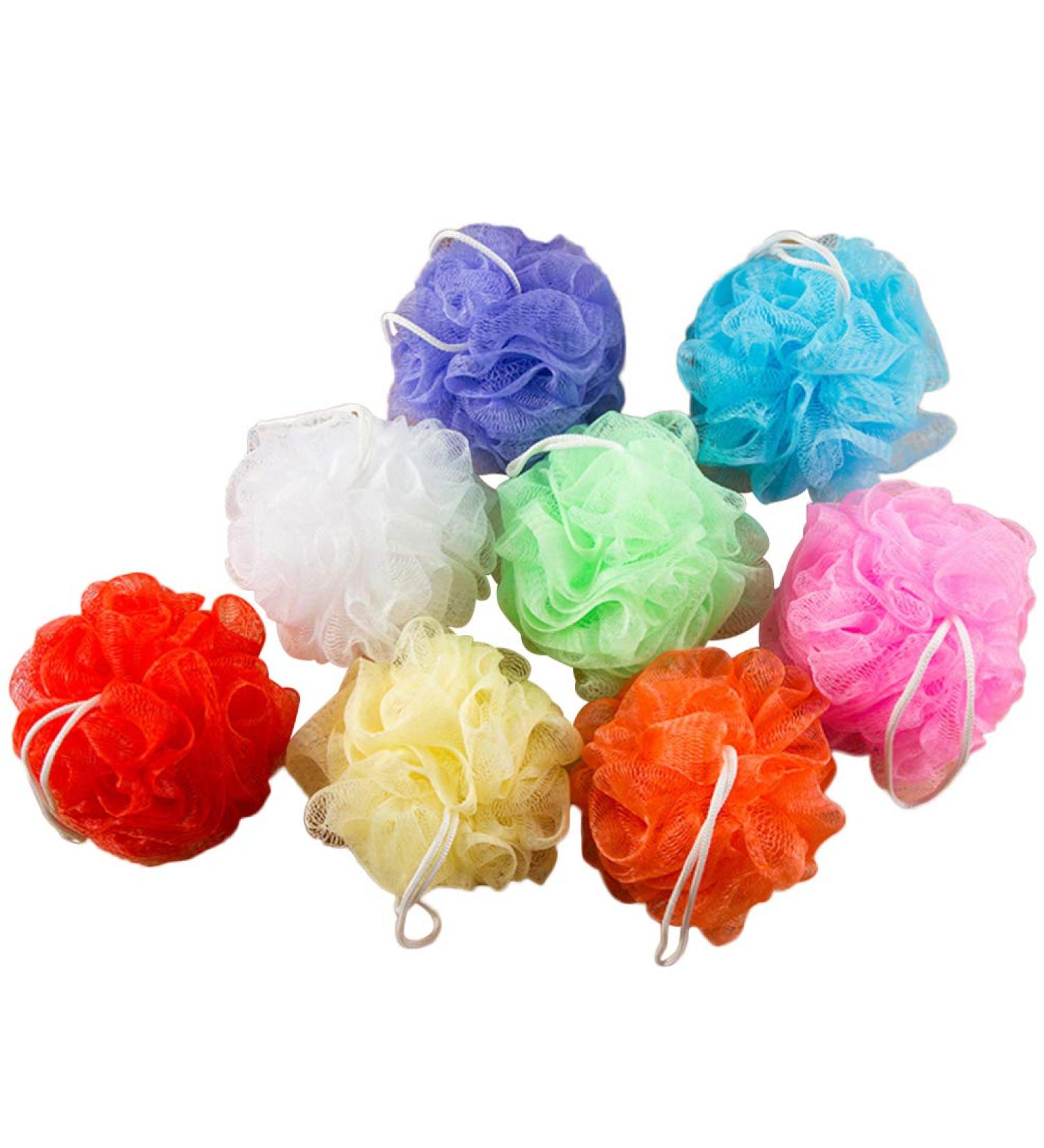 16pcs Natural Sponge Pouf Bath Sponge Set - Kids Loofah Back Scrubber & Shower Ball - Eco-Friendly Body Cleaner - Buy Online on GoSupps.com