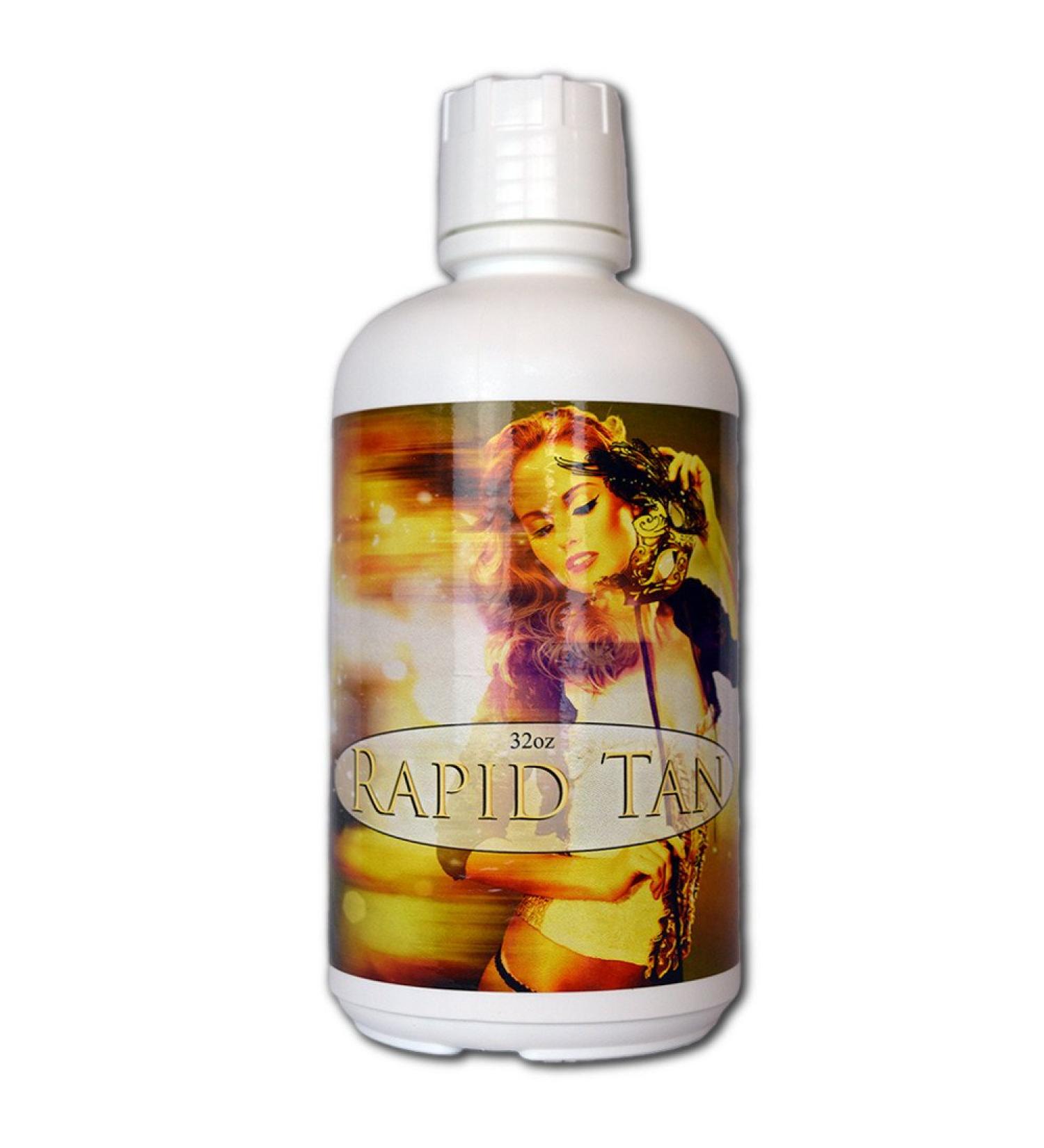 Rapid Tan Bronze Sunless Airbrush Spray Tanning Solution 32oz - Long-Lasting and Natural Results - Buy Online on GoSupps.com