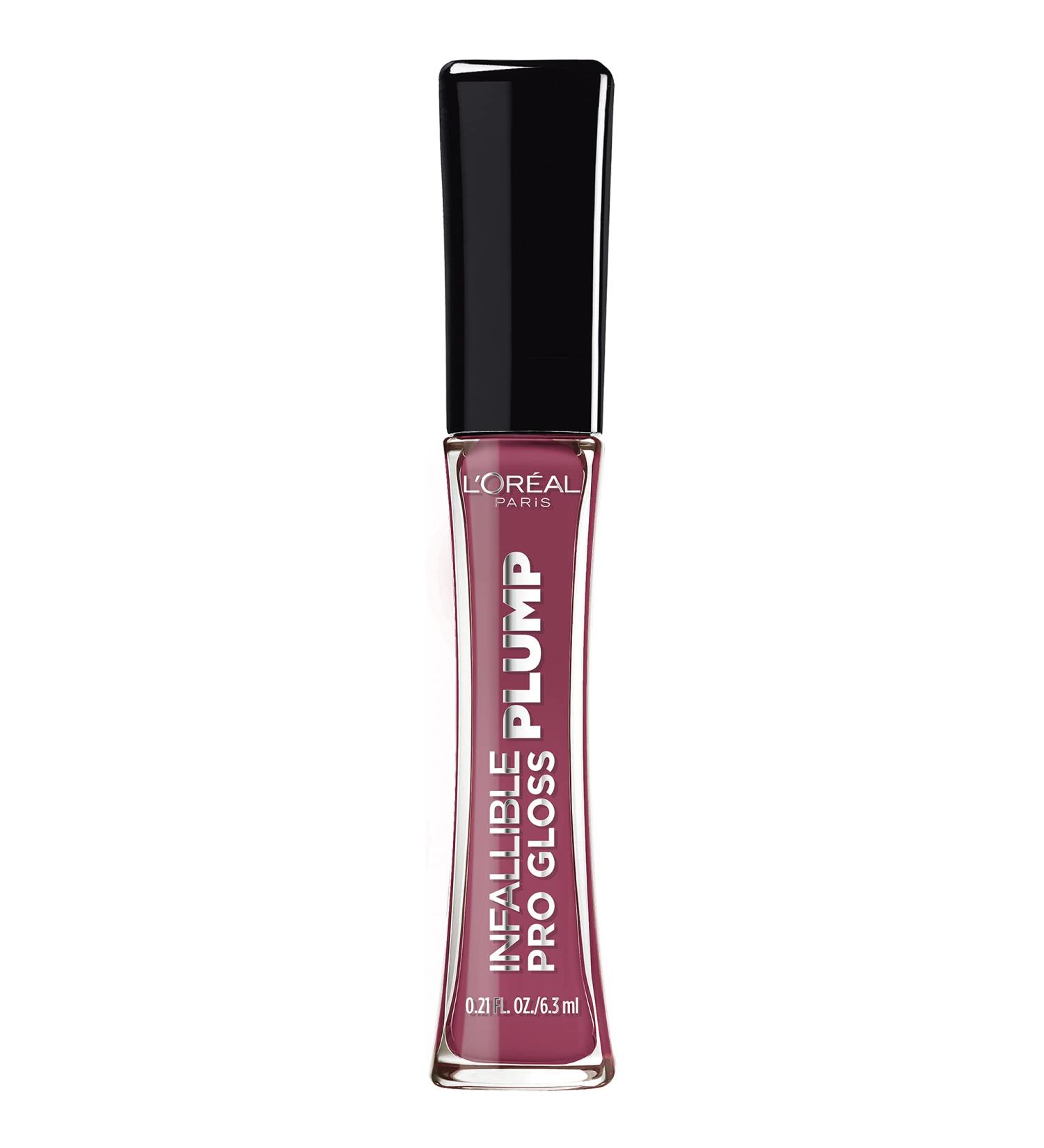 L'Or al Paris Infallible Pro Gloss Plump Lip Gloss with Hyaluronic Acid - True Berry 0.21 fl. oz - Buy Online on GoSupps.com