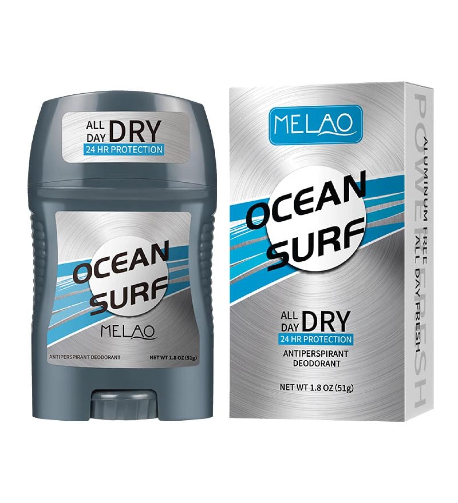Ocean Deodorant for Women & Men Invisible Solid Antiperspirant Deodorant Stick 24H Protection