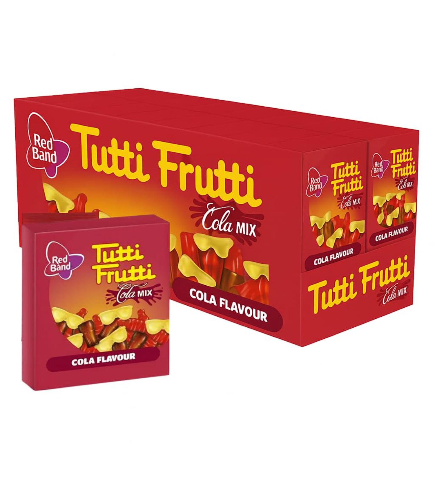  Red Band Red Band Cola Mix Pack of 48 mini tins of 15g fruit candies glass molds and bottles lozenges soft gums - Buy Online on GoSupps.com