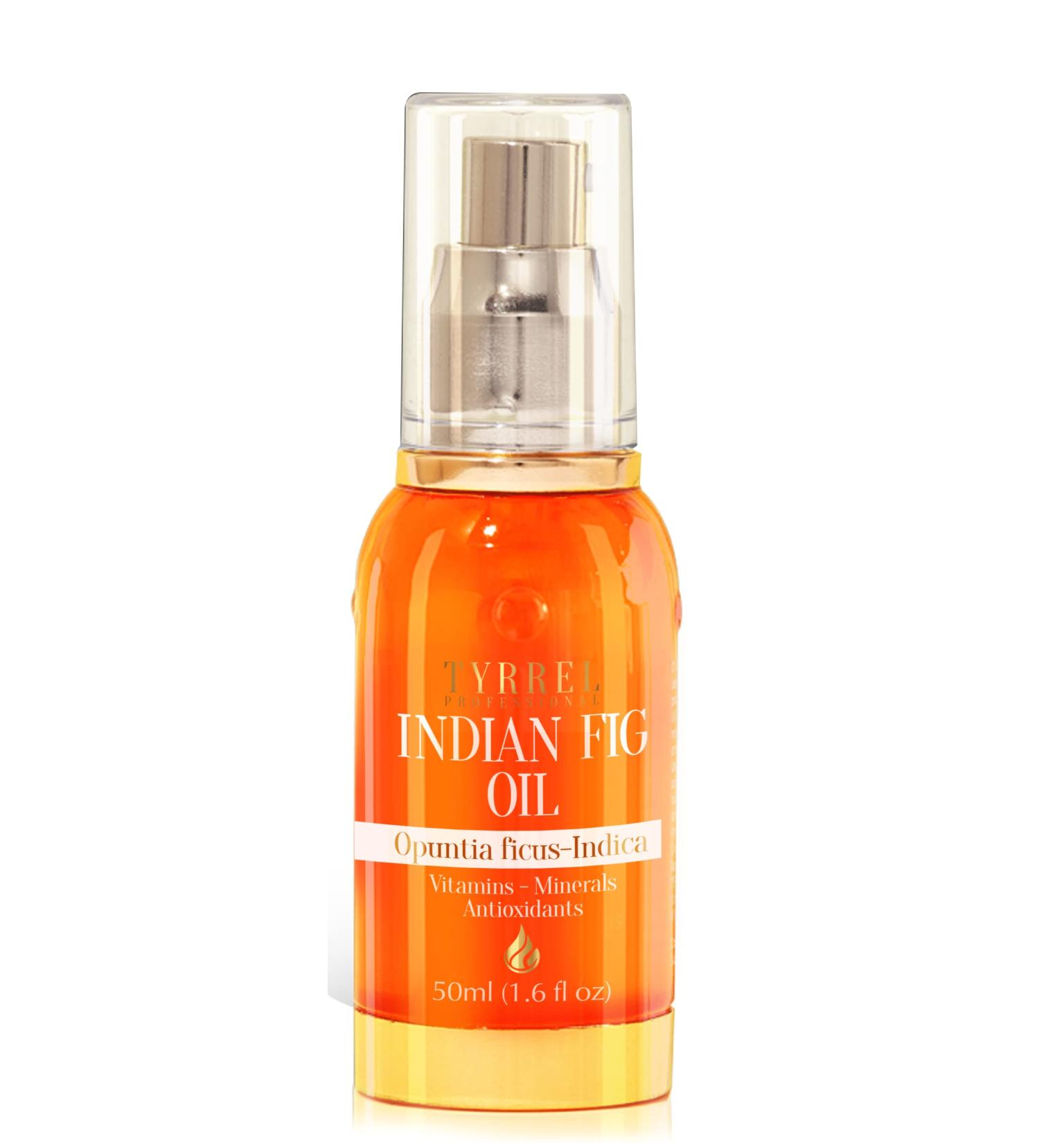 Tyrrel Professional Indian Fig Oil Repair - 1.6 Oz | Best Treatment for Damaged, Chemically Treated Hair | Promotes Shine and Softness | Anti-Aging Anti-Oxidant Oil - Buy Online on GoSupps.com