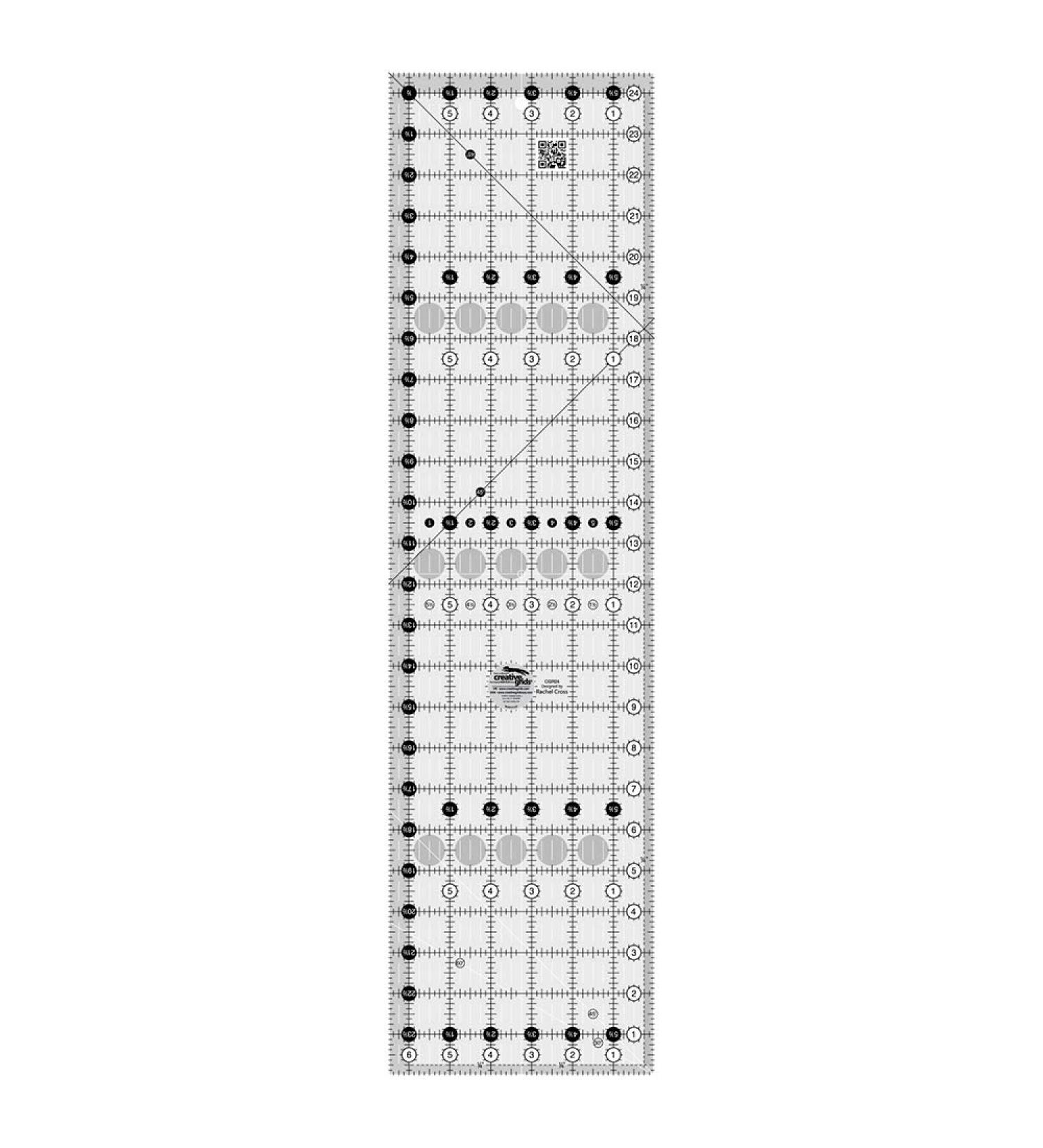 Creative Grids Quilt Ruler 6-1/2in x 24-1/2in - CGR24 - Buy Online on GoSupps.com