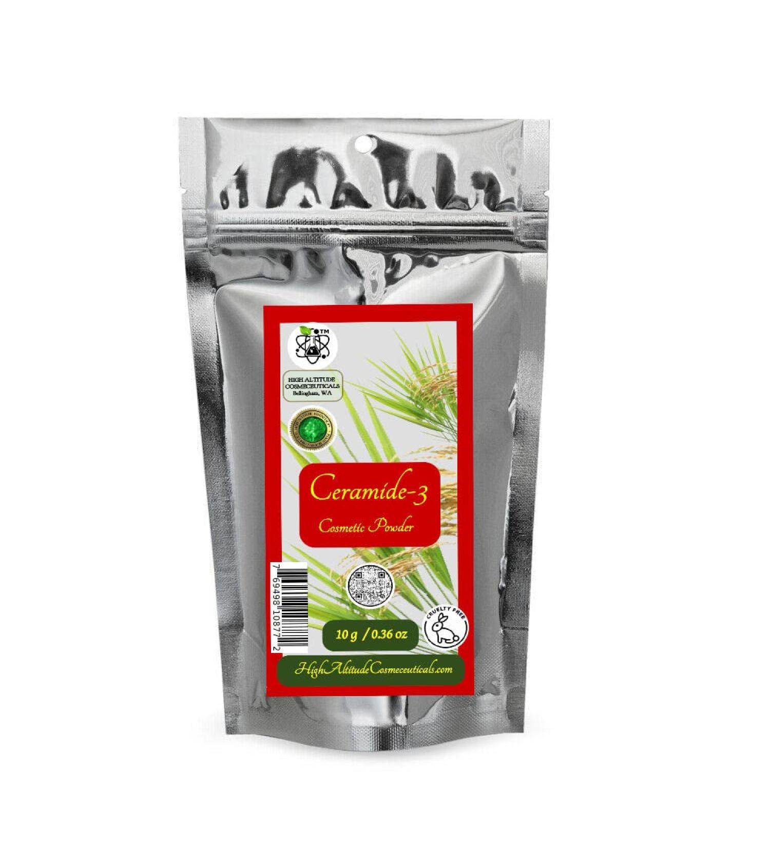 100% Pure Ceramide 3 Powder - DIY Skin Serum & Cream for Anti-Aging & Moisture - 10g - Buy Online on GoSupps.com