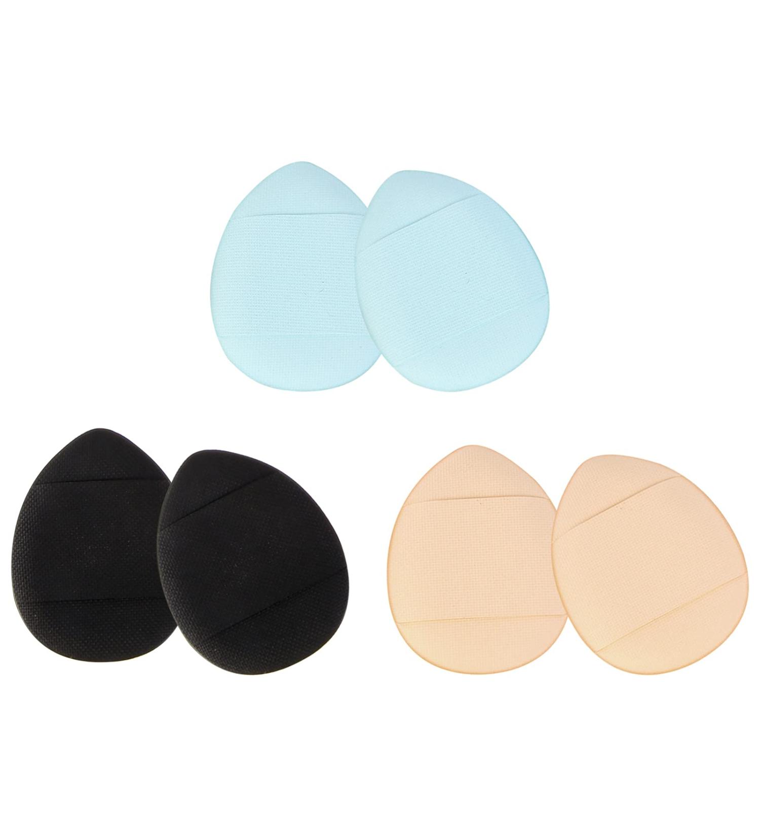 Uonlytech 6pcs Fingertip Mini Makeup Sponge Set - Foundation & Powder Puffs for Easy Application - Wet & Dry Beauty Tools for Women - Buy Online on GoSupps.com