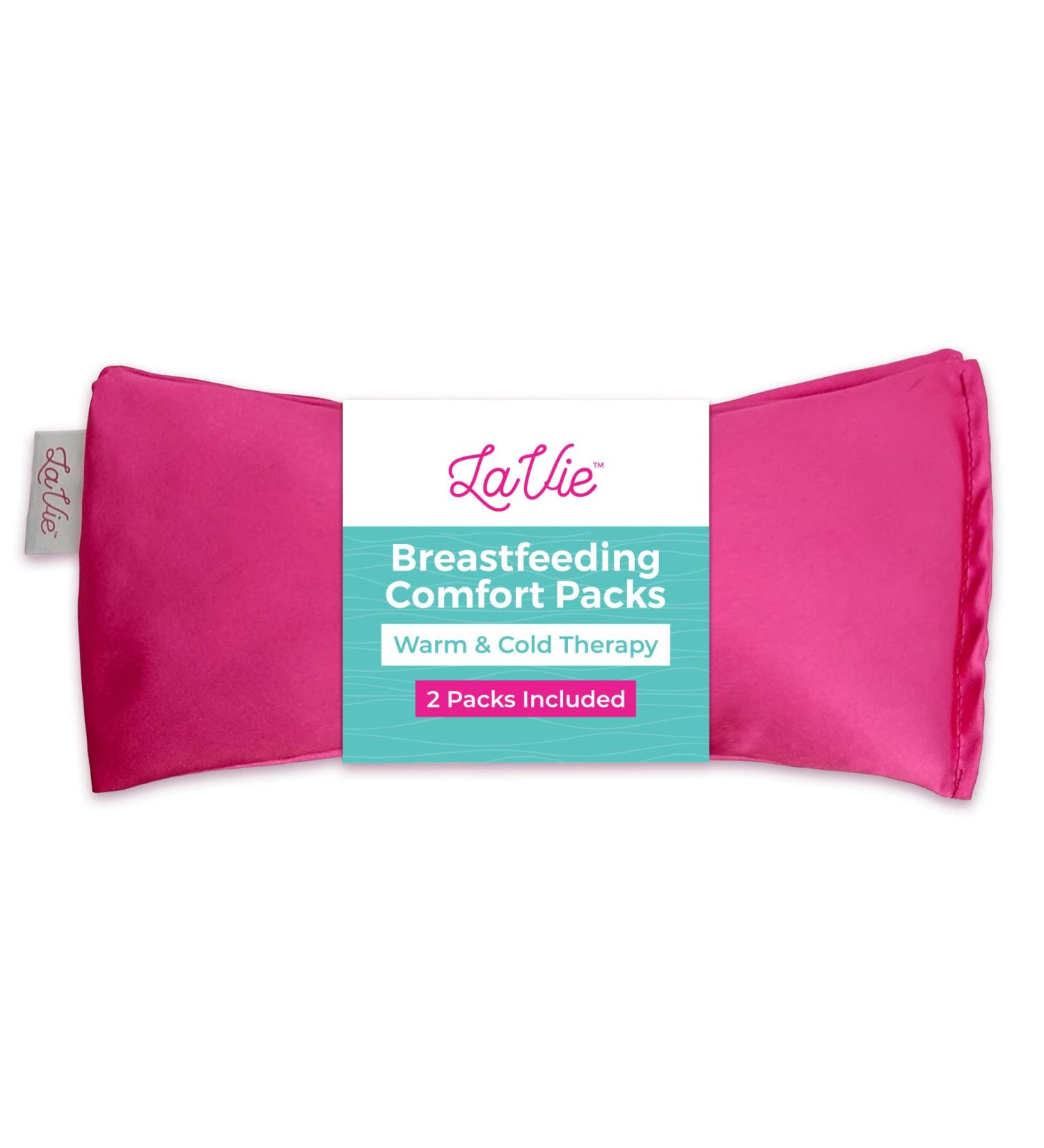 LaVie Breastfeeding Comfort Packs - Hot & Cold Therapy with Organic Flax and Lavender (2 Packs) - Buy Online on GoSupps.com