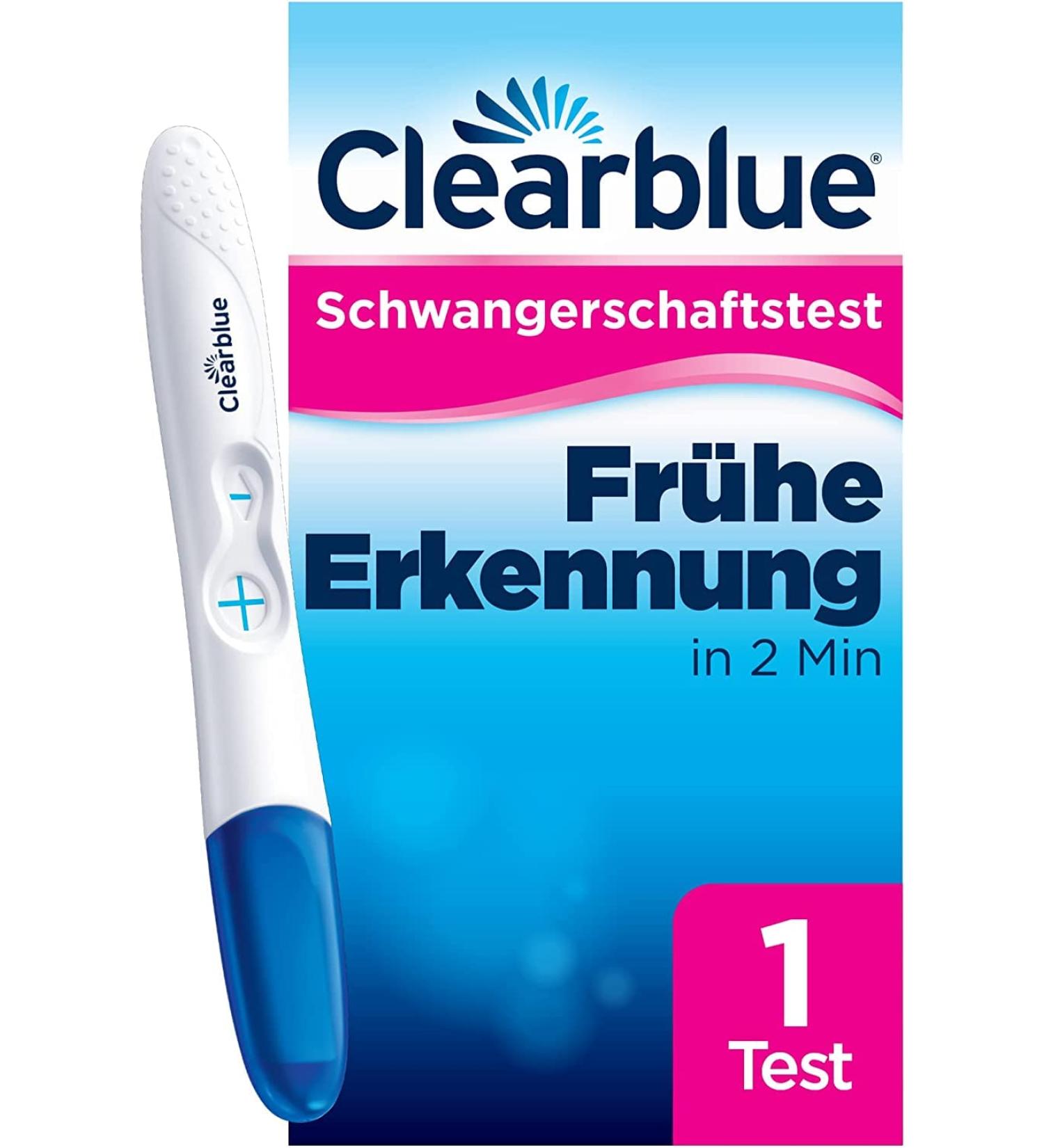 Clearblue Early Detection Pregnancy Test - Over 99% Accurate 1x Pack (25 mIU/ml) for Early Pregnancy Confirmation - Buy Online on GoSupps.com