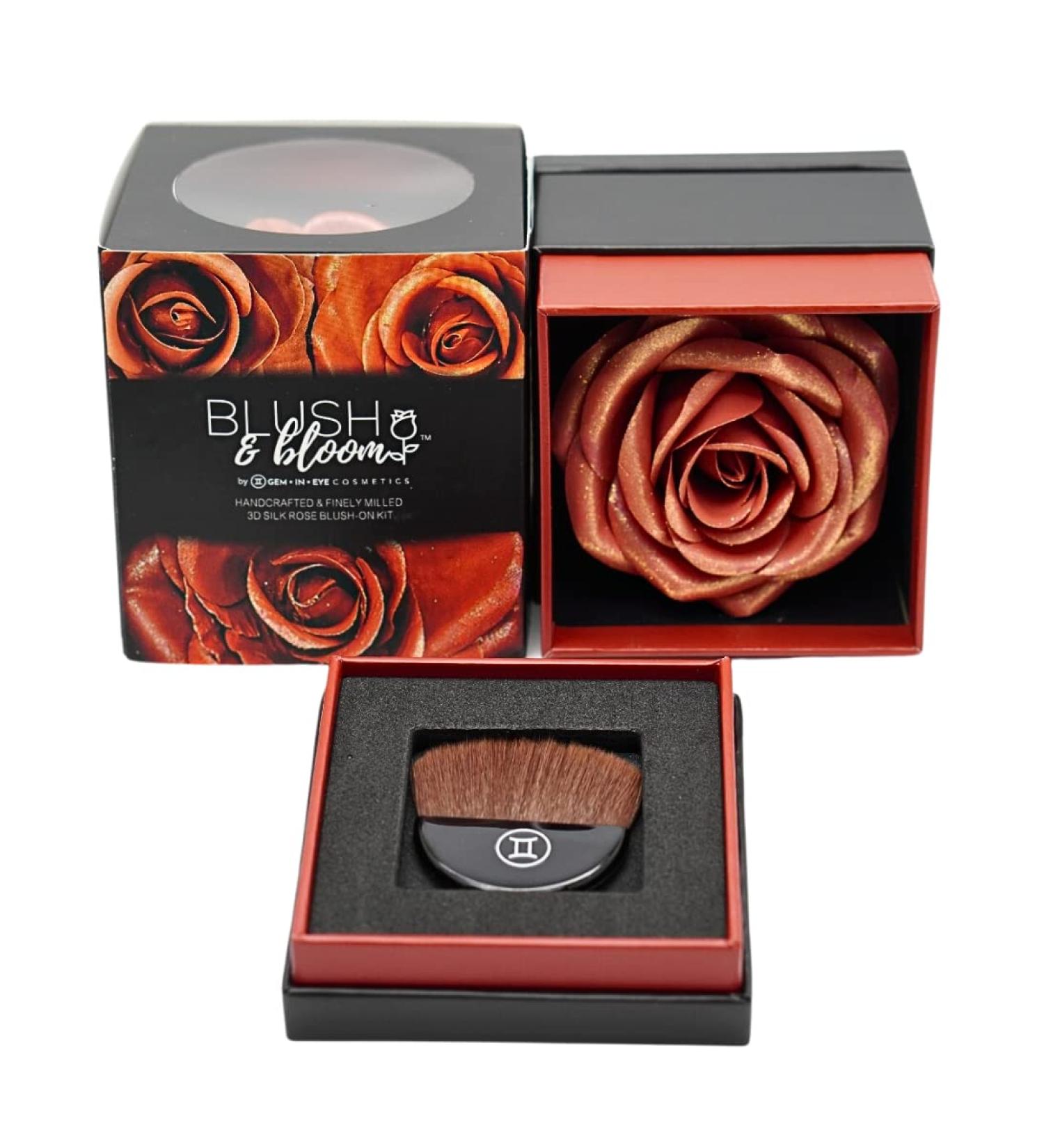 GEM.IN.EYE Cosmetics Blush & Bloom Love Edition - Flirty 3D Silk Rose Blush on Powder - Buy Online on GoSupps.com