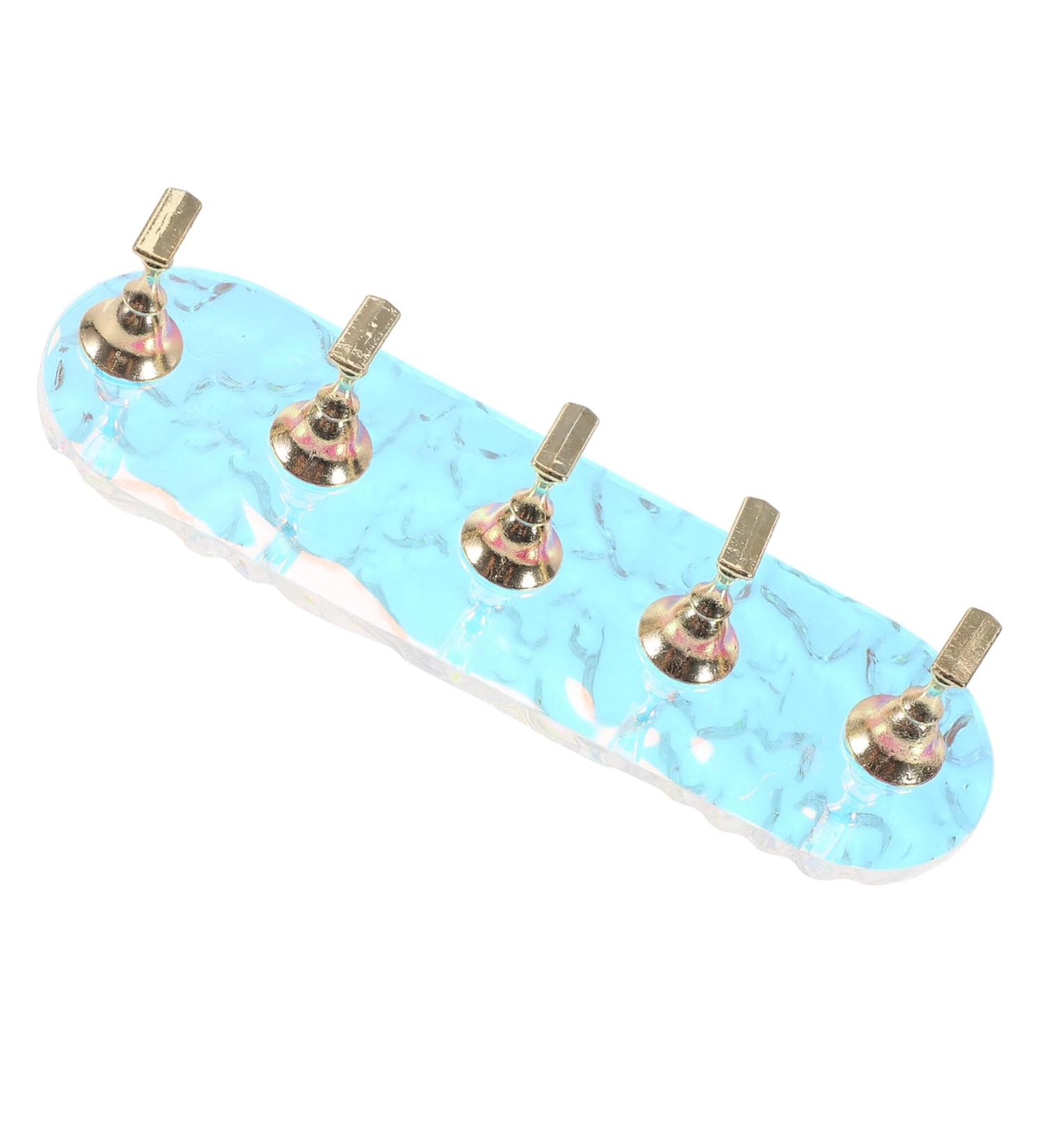 minkissy 1 Set Fake Nails Display Stand Press on Nails Practice Holder Nail Tools Nail Holder Press on Artificial Nails Holder Fairy Exercise Rack Bracket Base False Nails Acrylic 12.8x3.9x3cm As Shown - Buy Online on GoSupps.com