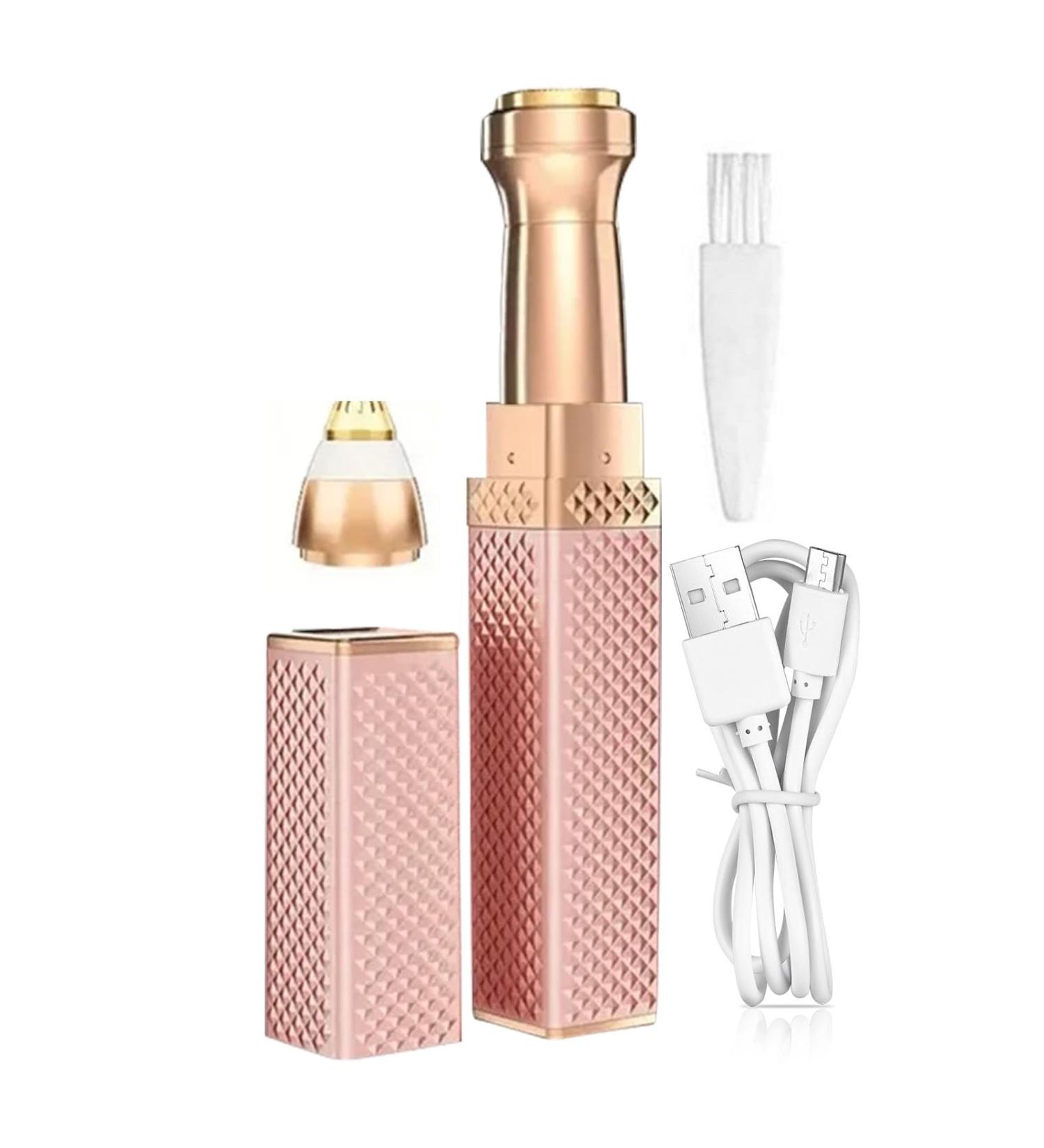 Fovolat Women Shaver for Legs - Electric Women Underarms and Legs 2-in-1 Shaver - Precise Eyebrow Trimming Face Hair Removing Shaver for Camping Business Trips Pink - Buy Online on GoSupps.com