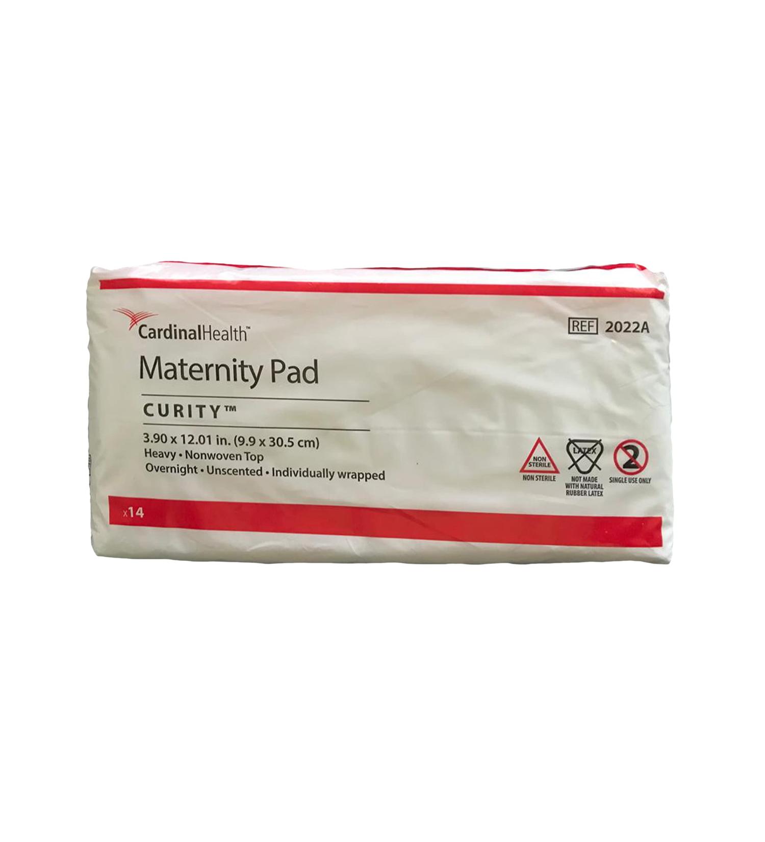Covidien Curity Maternity Pad Heavy 4.33 x 12.25 - Pack of 42 Pads - Buy Online on GoSupps.com