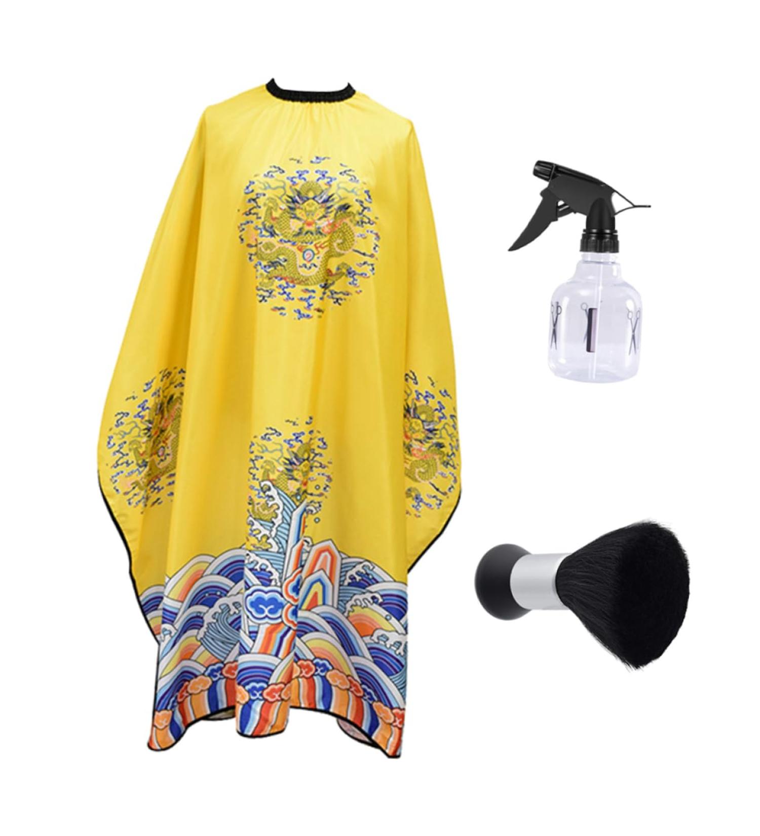 FRCOLOR 1 Set Hairdressing Cloth Set Transparent Cape Hairdressing Tools Barber Brush Spray Bottle Scarf Hair Spray Bottle Hair Beauty Tool Hair Dye Apron Accessories - Buy Online on GoSupps.com
