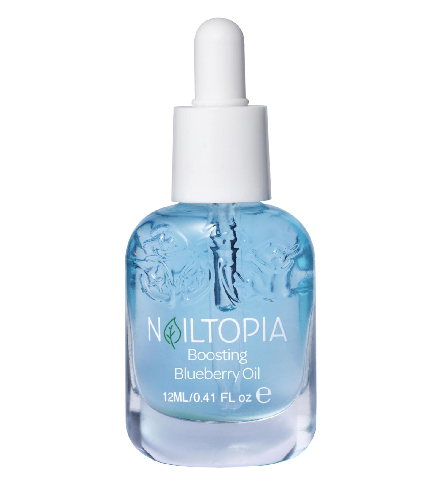 Nailtopia Blueberry Cuticle Oil - Revitalizing Nail Growth & Hydration | Bio-Sourced Nail Care - 0.41 oz - International Shipping Available - Buy Online on GoSupps.com