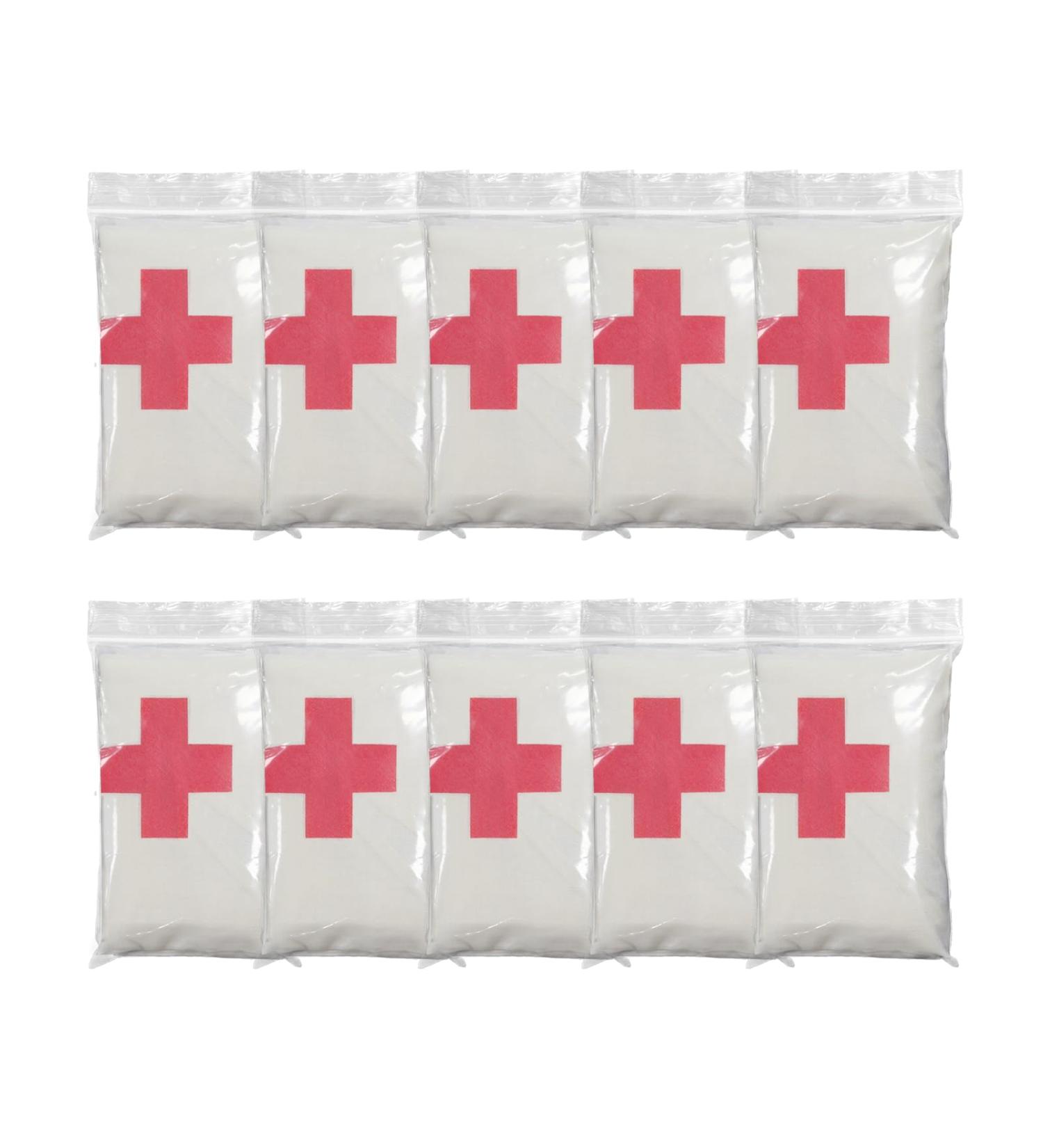 10 Count Triangular Bandage 37x37x53 | 100% Cotton First Aid Sling Splint & Head Bandage - Versatile & Essential | Fast International Shipping - Buy Online on GoSupps.com