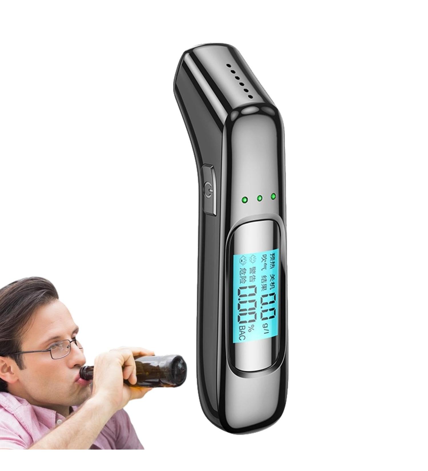Alcohol Tester - LED Display Alcohol Blower Tester - Breathalyzer Tester Highly Accurate Alcohol Blower Tester for Party Driver Personal & Professional Use - Buy Online on GoSupps.com