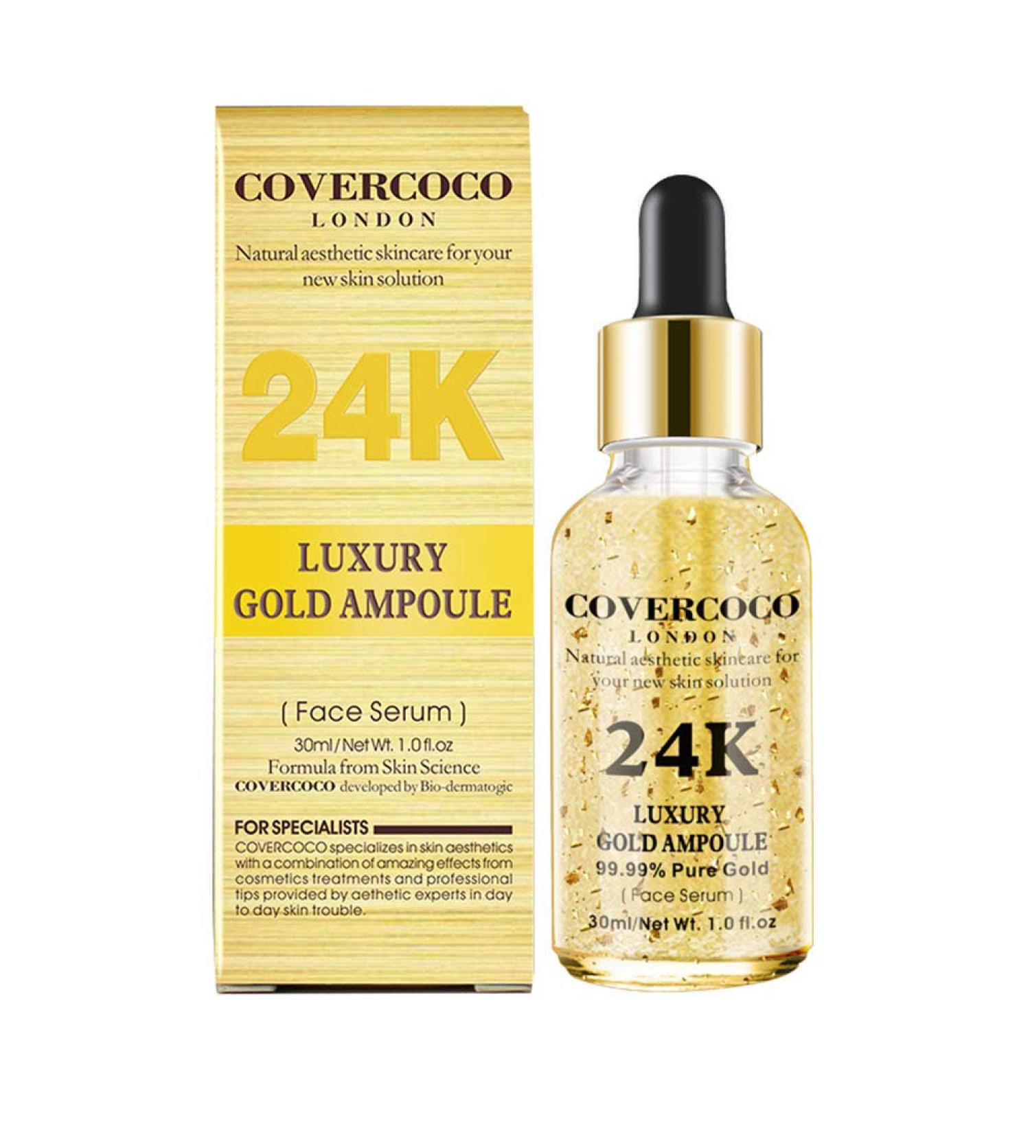 Buy AKARY 24K Gold Ampoule Serum - Luxury Moisturizing Skin Care for Flawless Elastic Skin | International Shipping Available - Buy Online on GoSupps.com