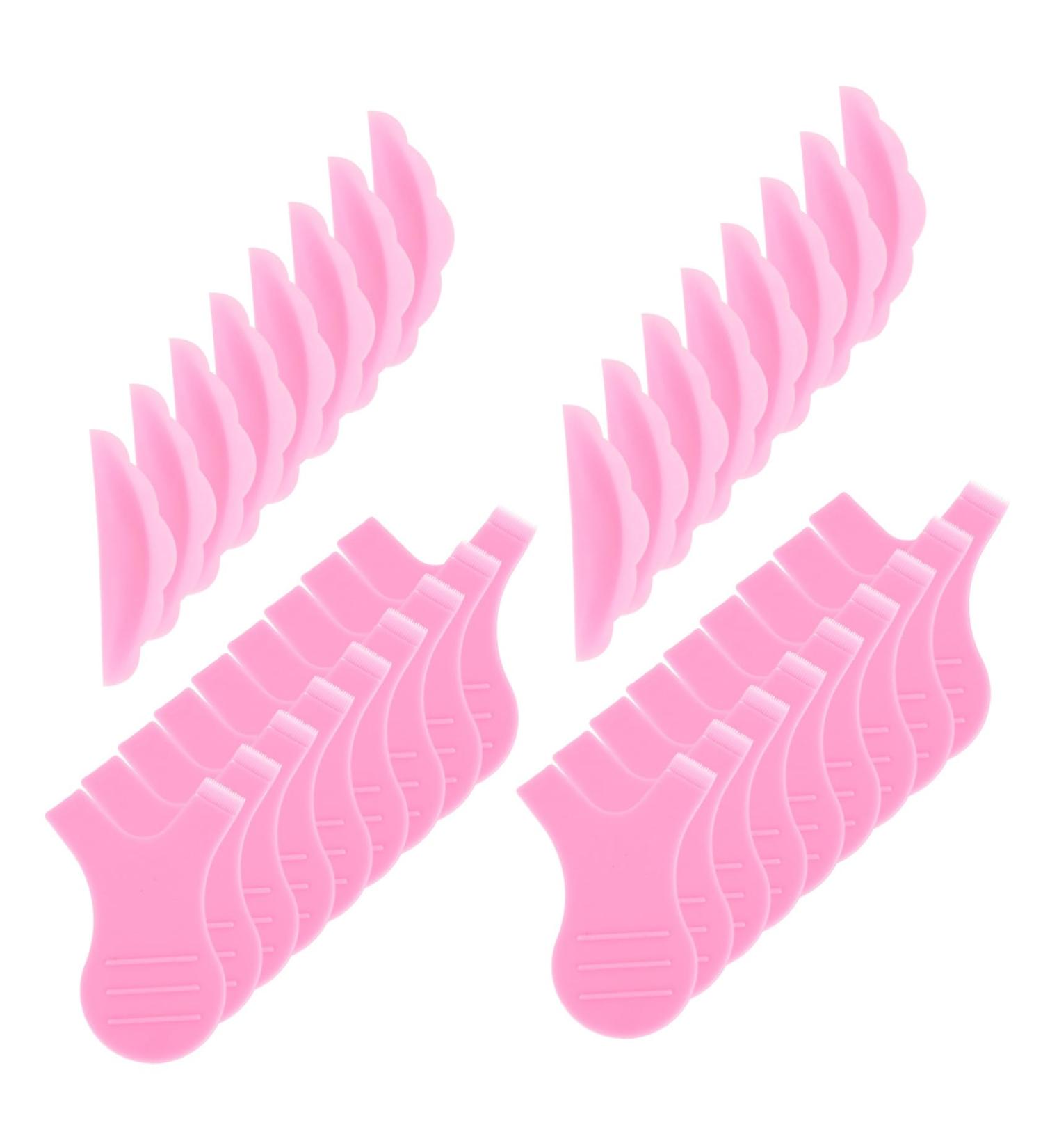 Buy 1 Set Eyelash Silicone Gasket - Triple Plastic Pink Fake Eyelashes for International Shipping - Buy Online on GoSupps.com