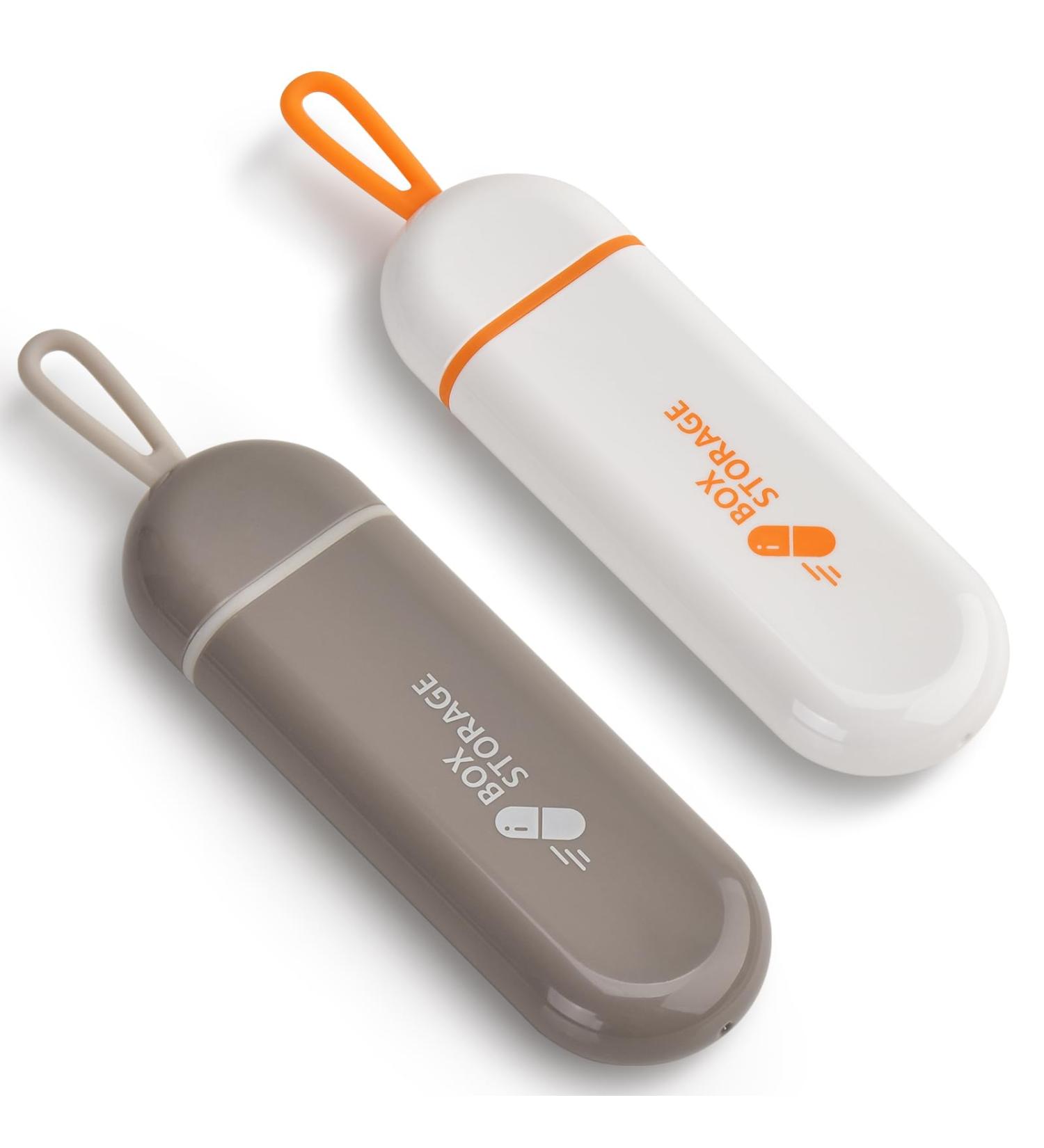 Tablet Box Pill Dose - Travel-Friendly Vitamin & Medication Organizer (2 Packs) - Secure & Durable - Buy Online on GoSupps.com
