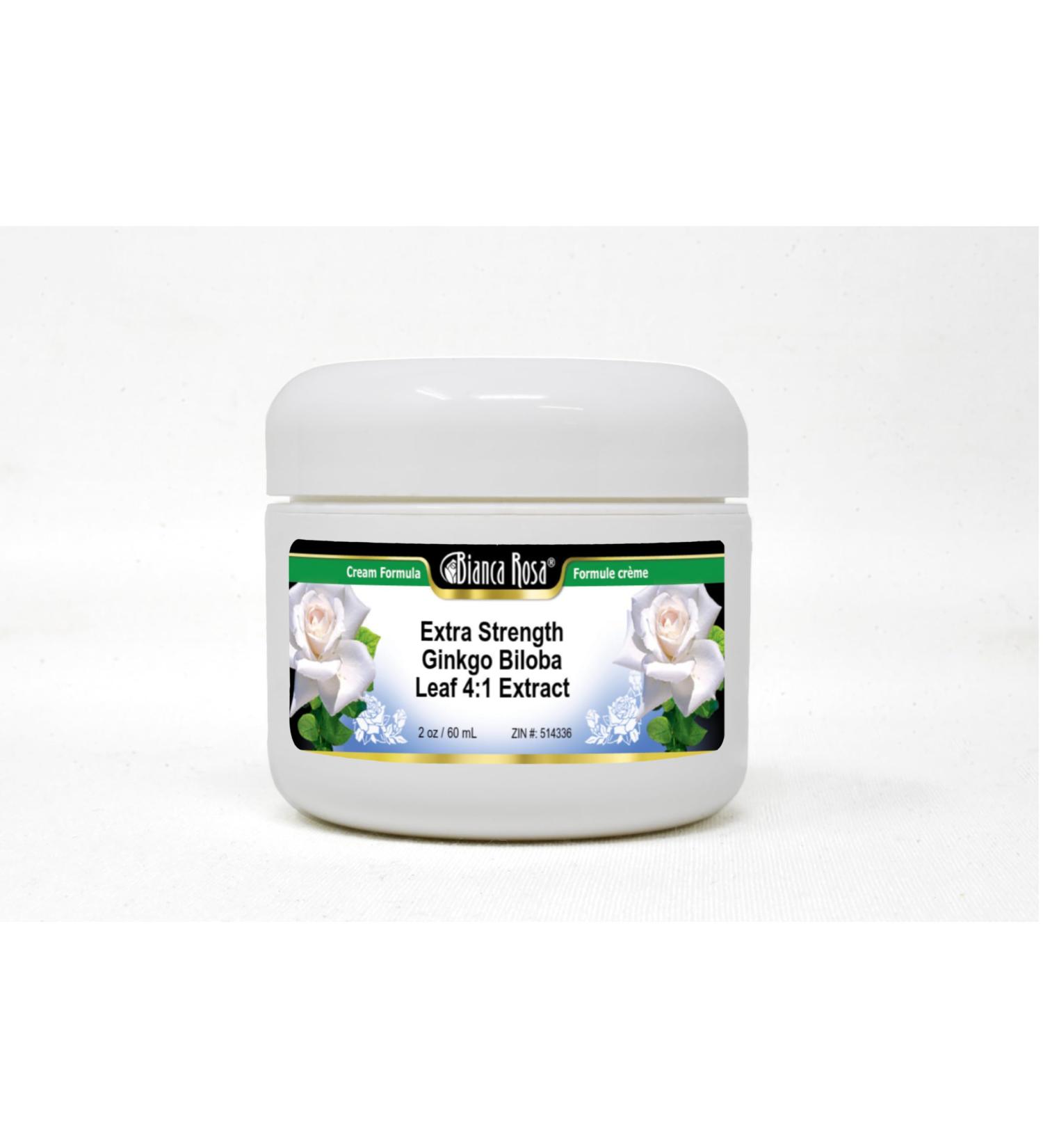 Bianca Rosa Extra Strength Ginkgo Biloba Leaf 4:1 Extract Cream (2 oz ZIN: 514336) - 2 Pack - Buy Online on GoSupps.com