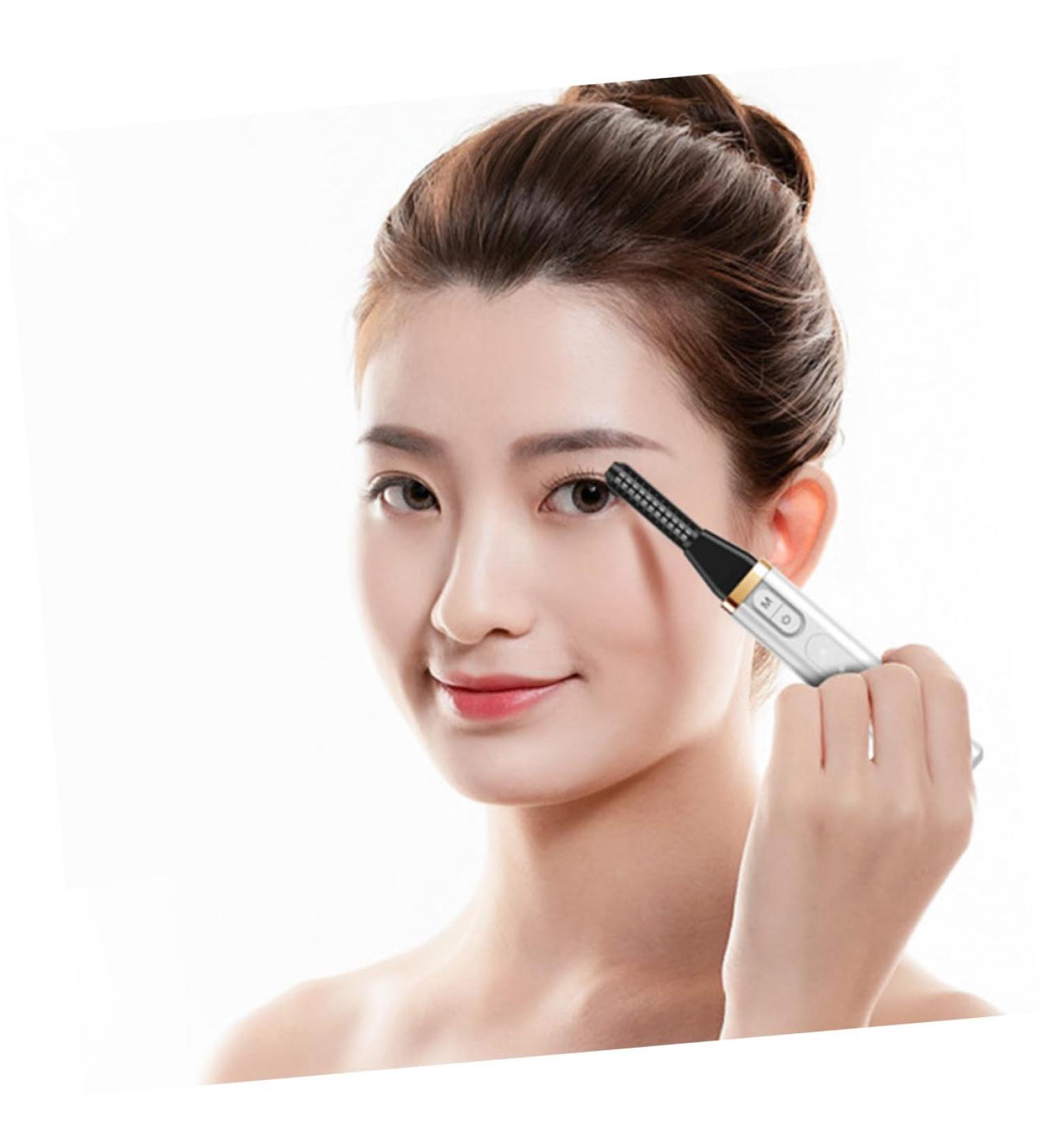 Mikinona Eyelash Clip Eyelash Beautifying Rechargeable Eyelash Curler Electric Lash Curler Lady Tools Eyelash Heated Curler Hot Eyelash Curler Hair Heating Curler Lash Tool White Abs - Buy Online on GoSupps.com