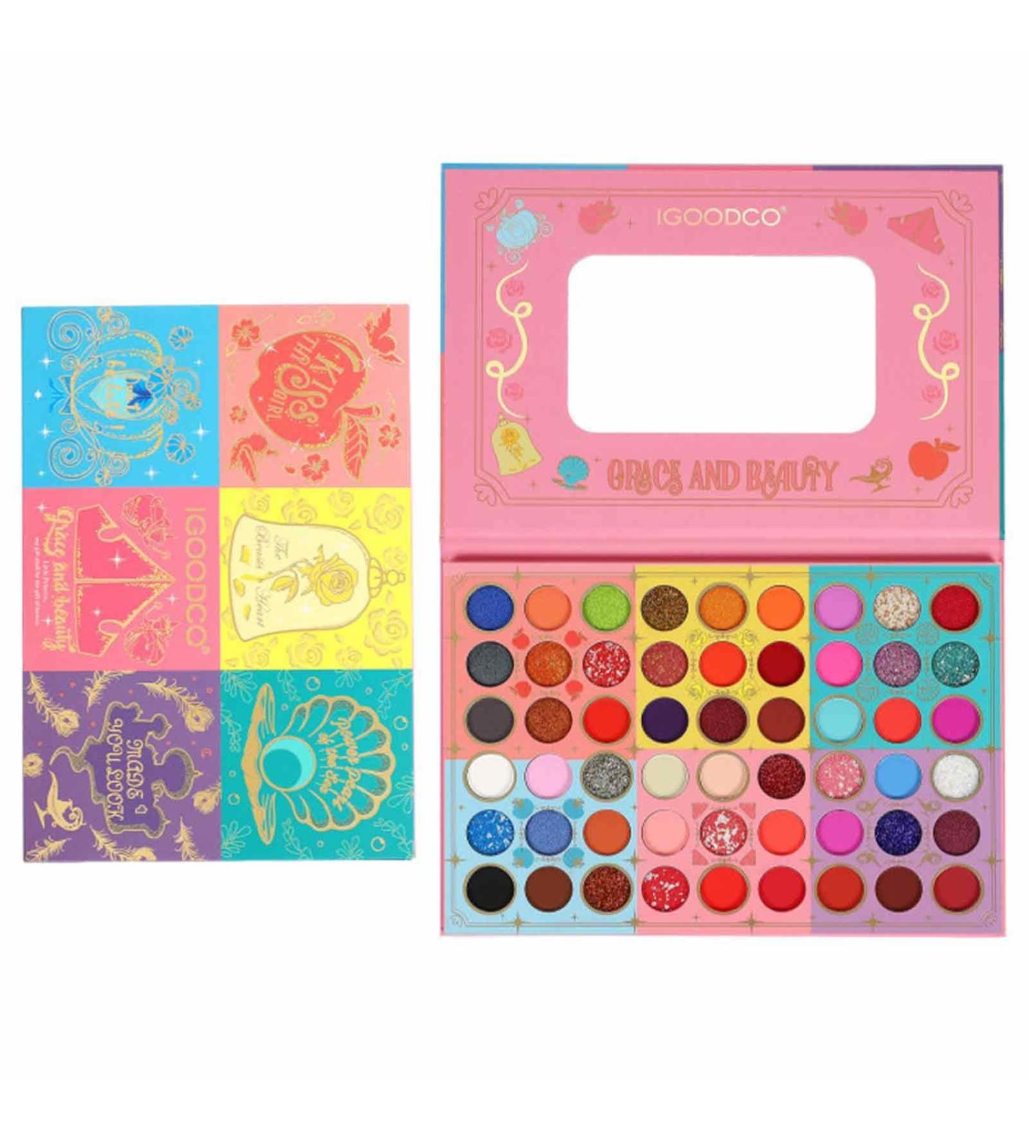 Shimmer Eyeshadow Palette | 54 Colors Matte Shimmer Eye Shadow | Long Lasting Smooth Velvet Texture Eye Shadow Palette Makeup For Women Girl Halloween Makeup Hersil - Buy Online on GoSupps.com