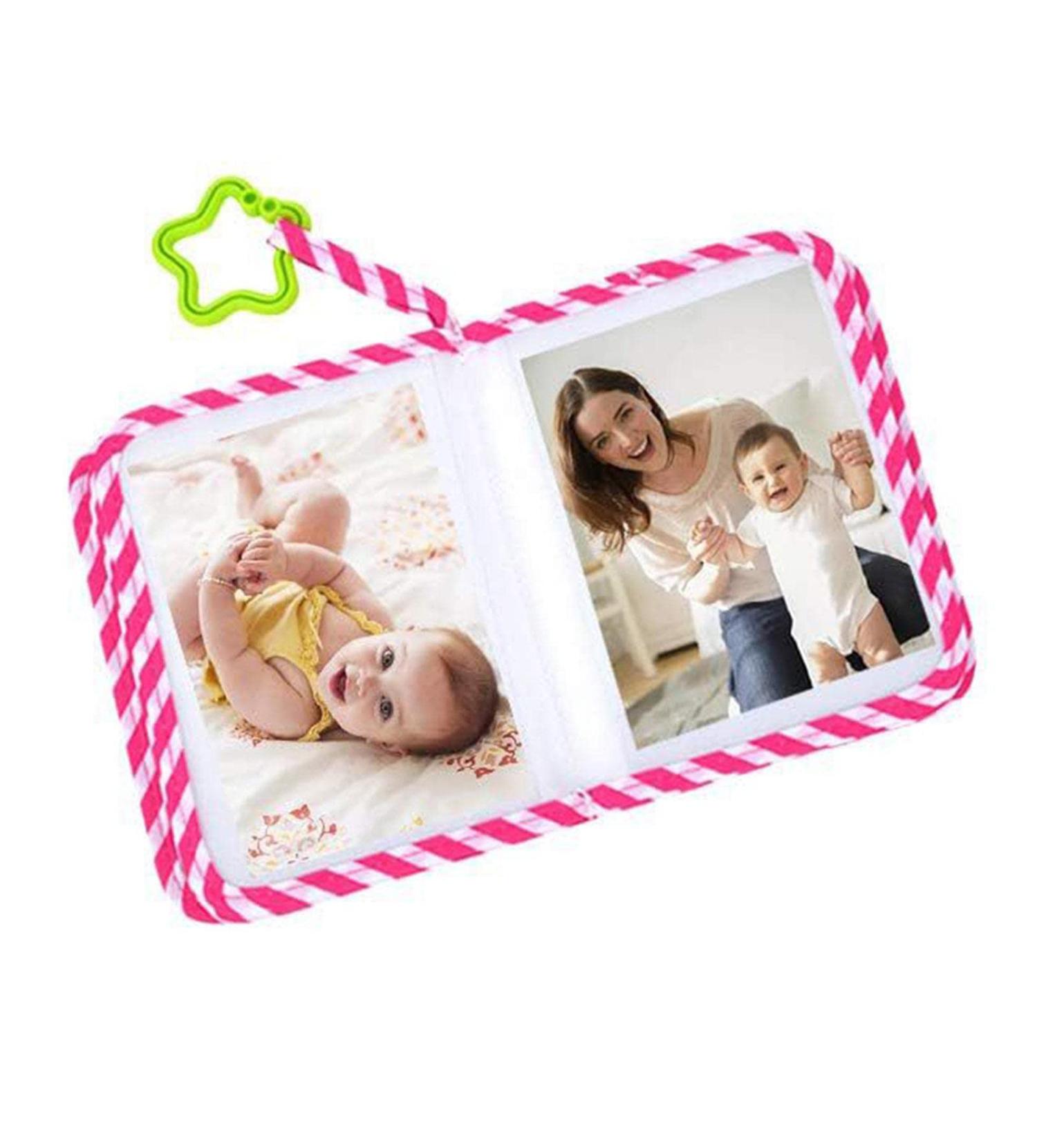 Soft Fabric Baby Photo Album | Cartoon Giraffe Family Photo Book for Newborns - Perfect First Year Memory Keepsake & Gift - Buy Online on GoSupps.com